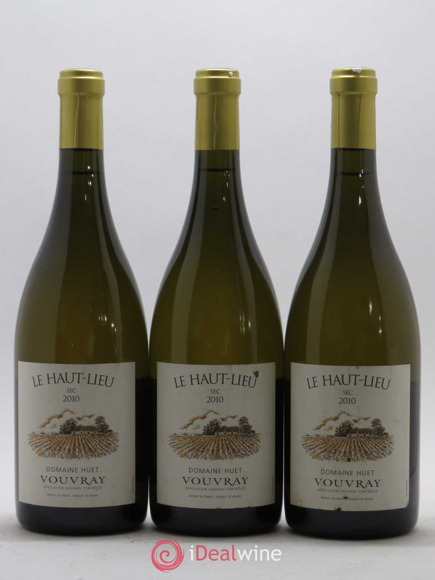Vouvray Le Haut-Lieu Sec Domaine Huet 2010 - Lot de 3 bouteilles - 0