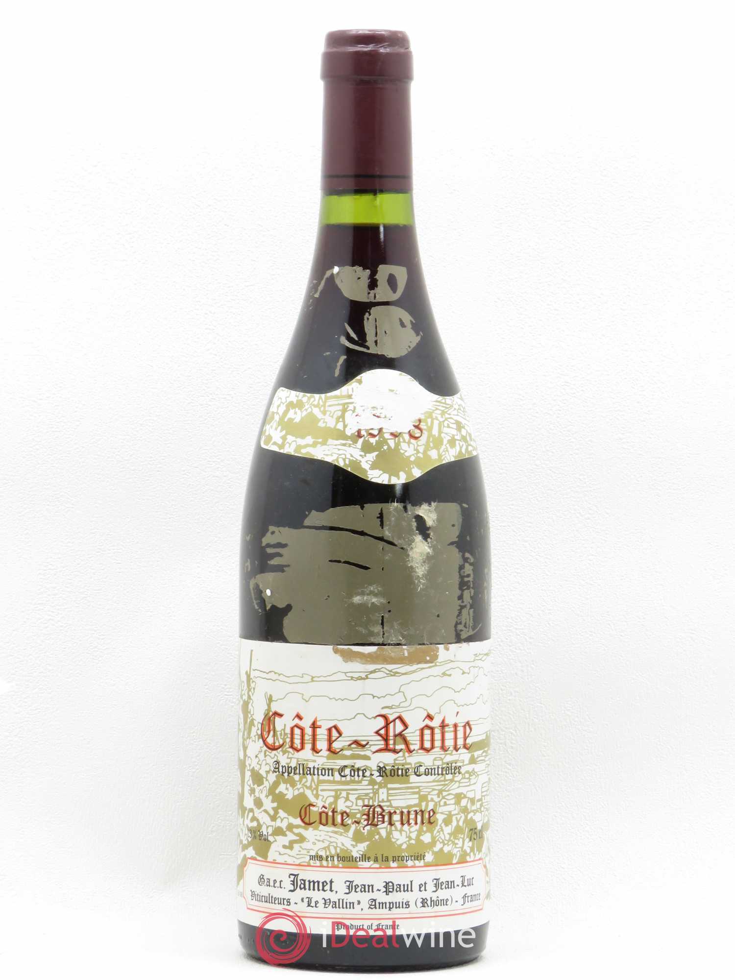 Côte-Rôtie Côte Brune Jamet (Domaine) 1998 - Lot de 1 bouteille - 0
