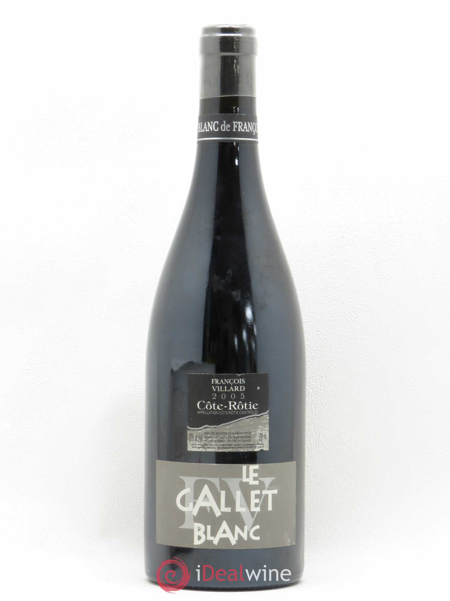 Côte-Rôtie Le Gallet Blanc François Villard 2005 - Lot de 1 bouteille - 0