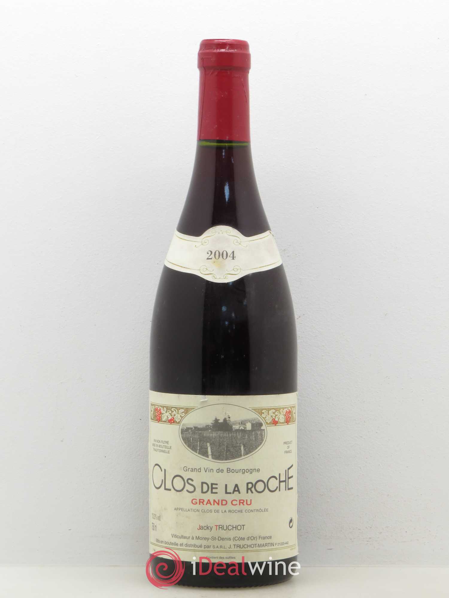 Clos de la Roche Grand Cru Jacky Truchot 2004 - Lot de 1 bouteille - 0