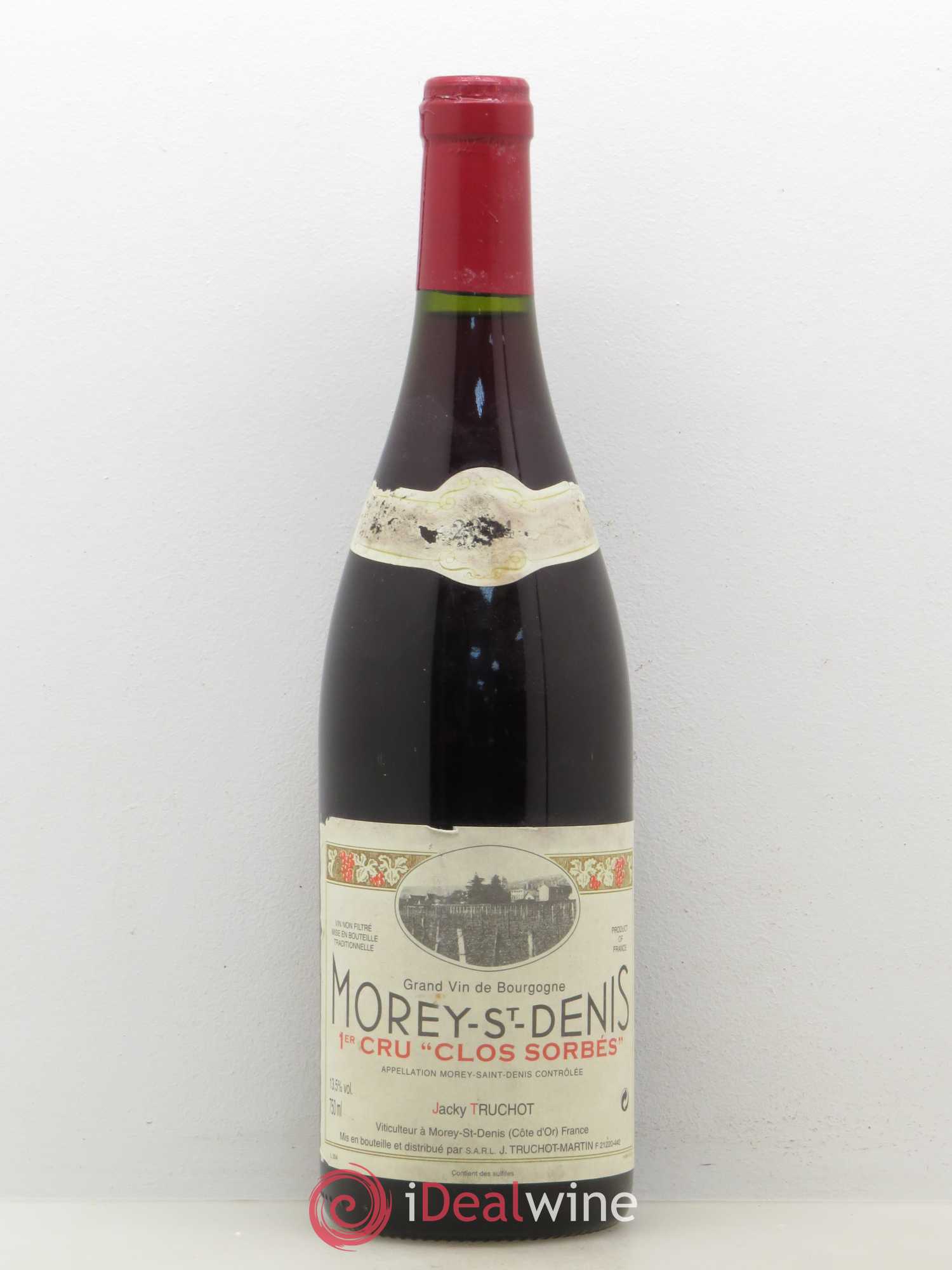 Morey-Saint-Denis 1er Cru Clos Sorbés Jacky Truchot 2004 - Lot de 1 bouteille - 0
