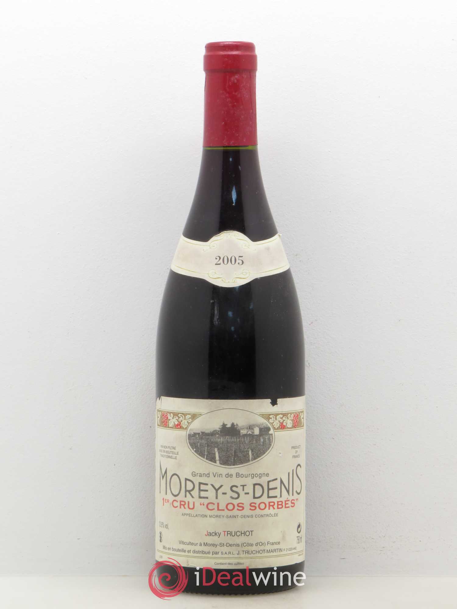 Morey-Saint-Denis 1er Cru Clos Sorbés Jacky Truchot 2005 - Posten von 1 Flasche - 0