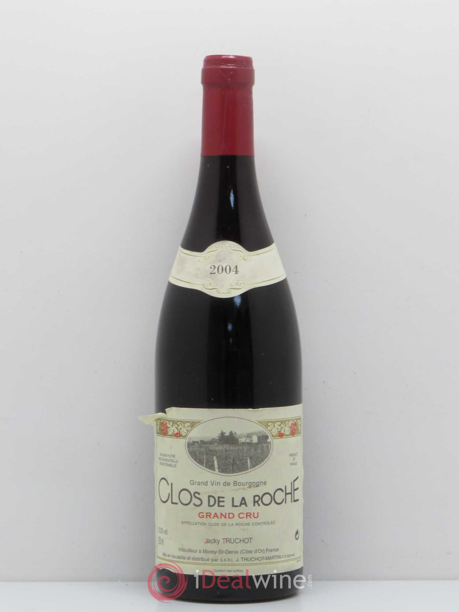 Clos de la Roche Grand Cru Jacky Truchot 2004 - Lot de 1 bouteille - 0