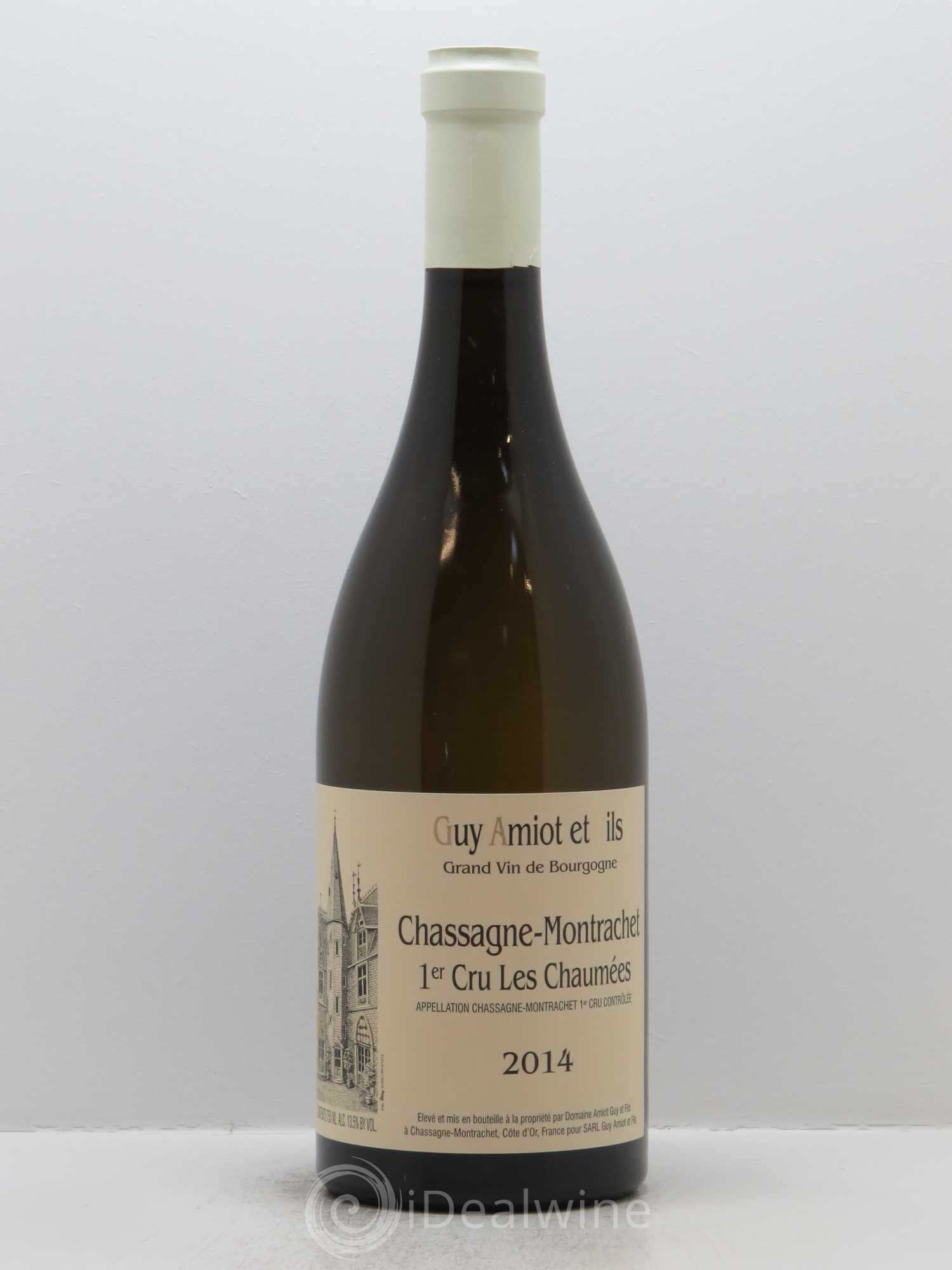 Chassagne-Montrachet 1er Cru Les Chaumées Guy Amiot & Fils 2014 - Lot de 1 bouteille - 0