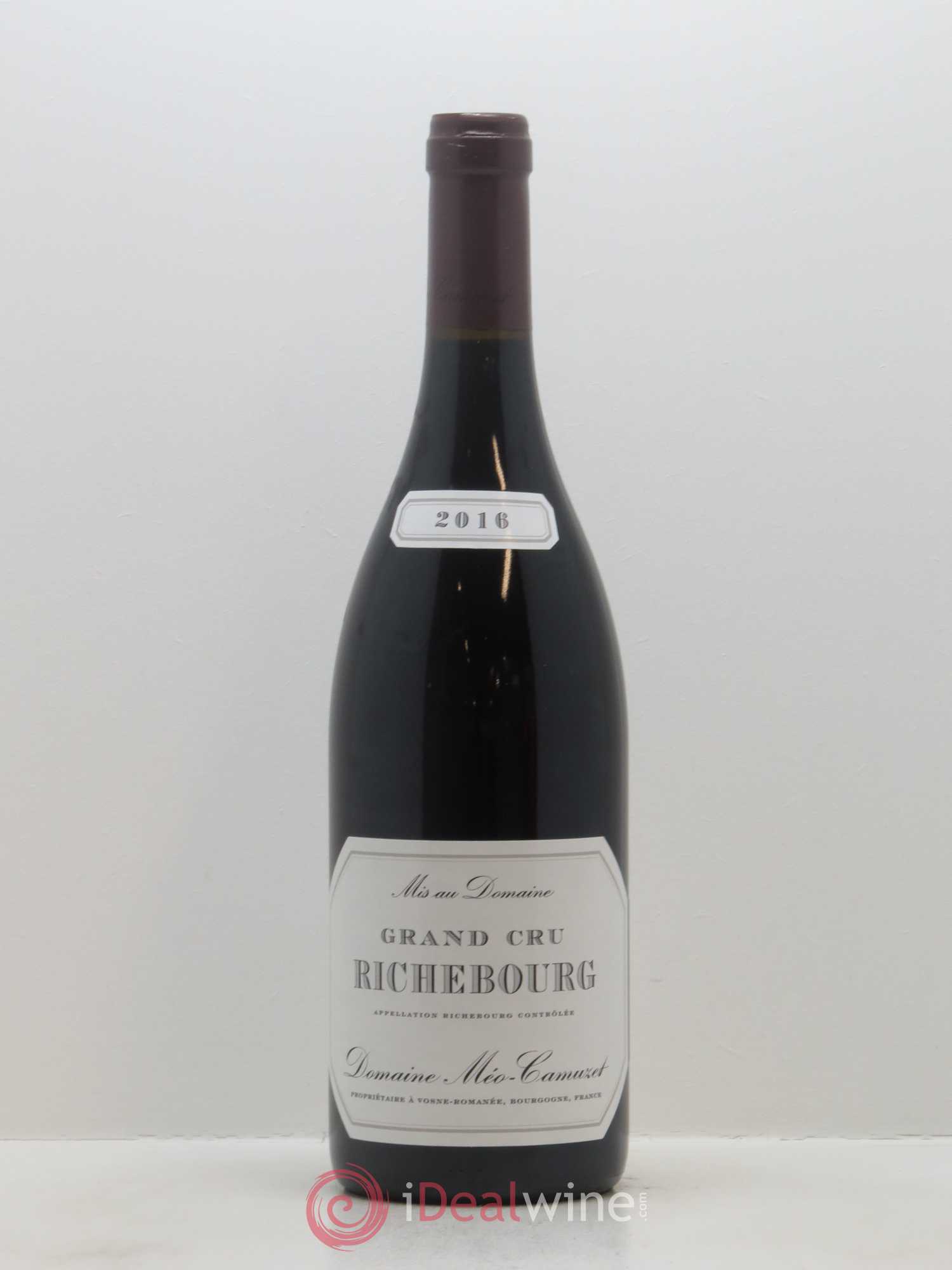 Richebourg Grand Cru Méo-Camuzet (Domaine) 2016 - Lot de 1 bouteille - 0