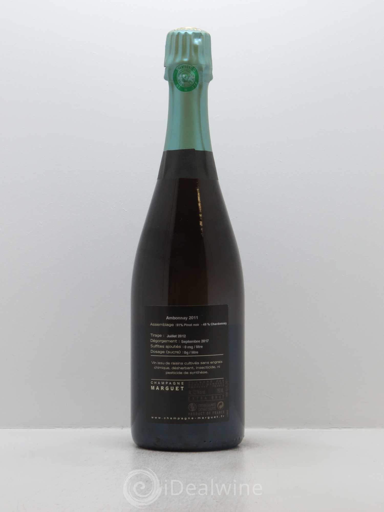 Ambonnay Grand Cru Extra-Brut Marguet 2011 - Lot de 1 bouteille - 1