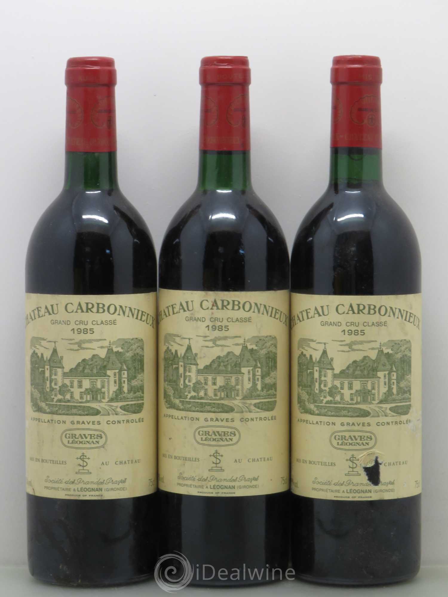 Château Carbonnieux Cru Classé de Graves 1985 - Lotto di 6 bottiglie - 2