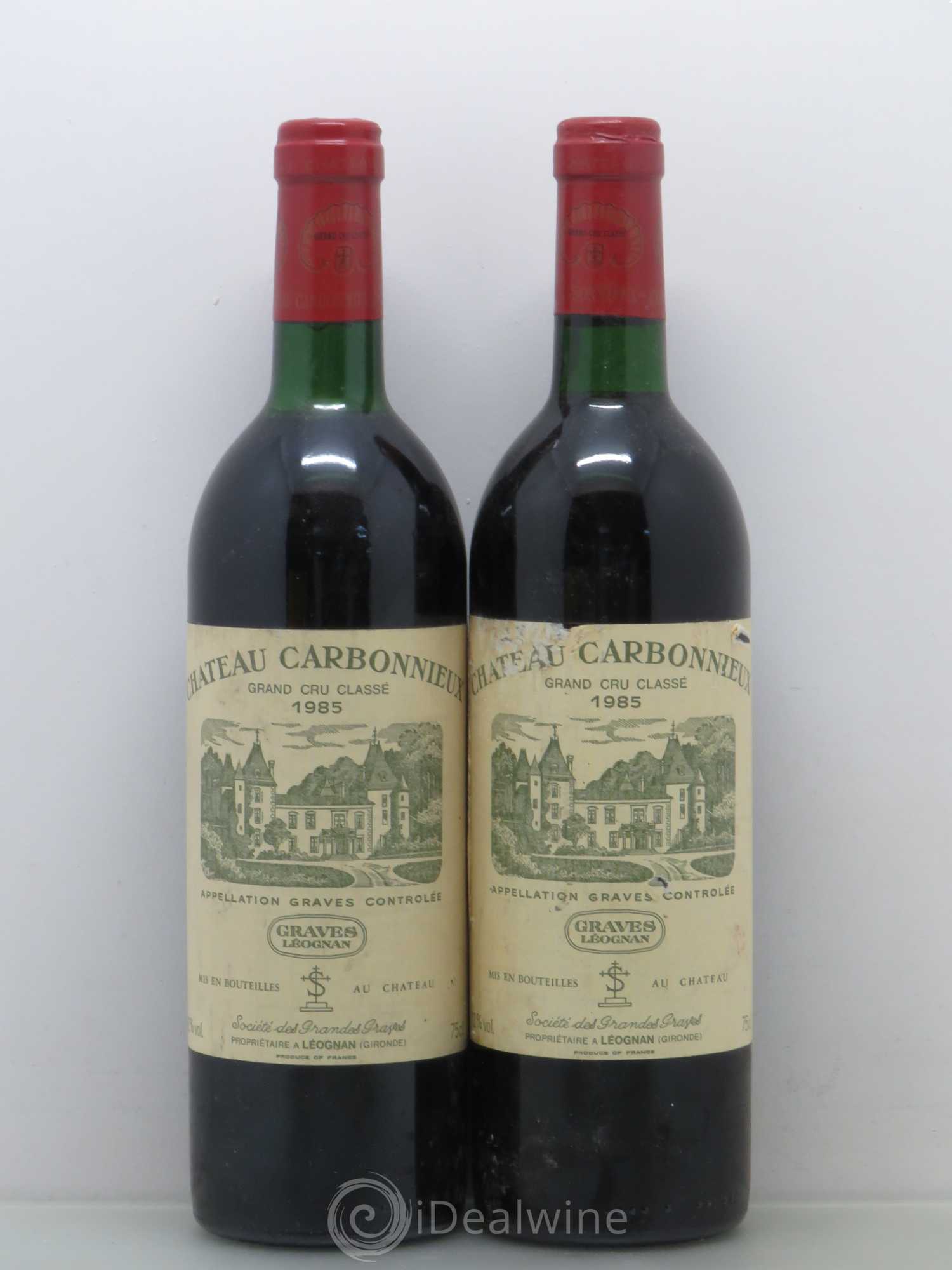 Château Carbonnieux Cru Classé de Graves 1985 - Lot de 5 bouteilles - 2