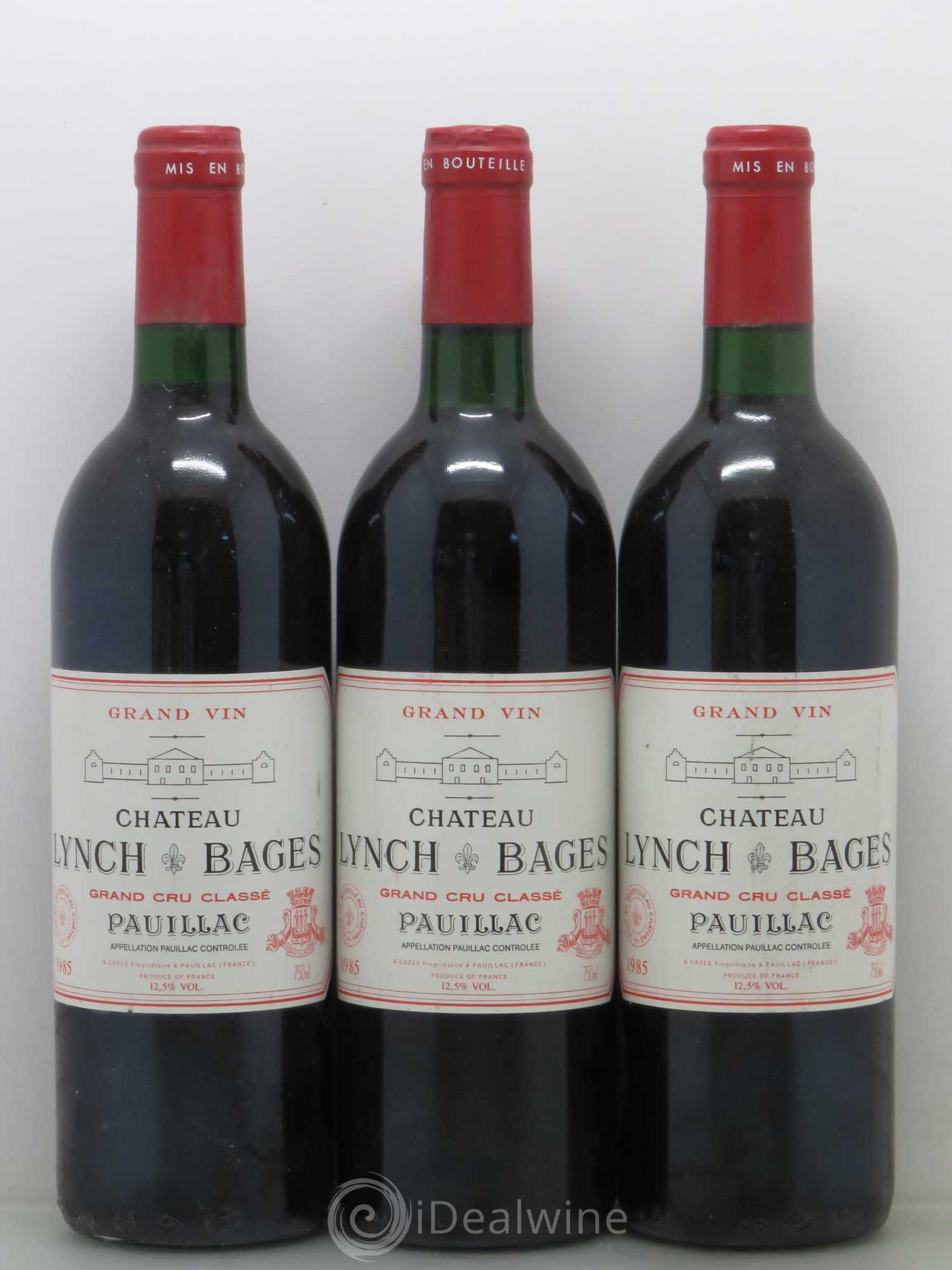 Château Lynch Bages 5ème Grand Cru Classé 1985 - Lot de 12 bouteilles - 1