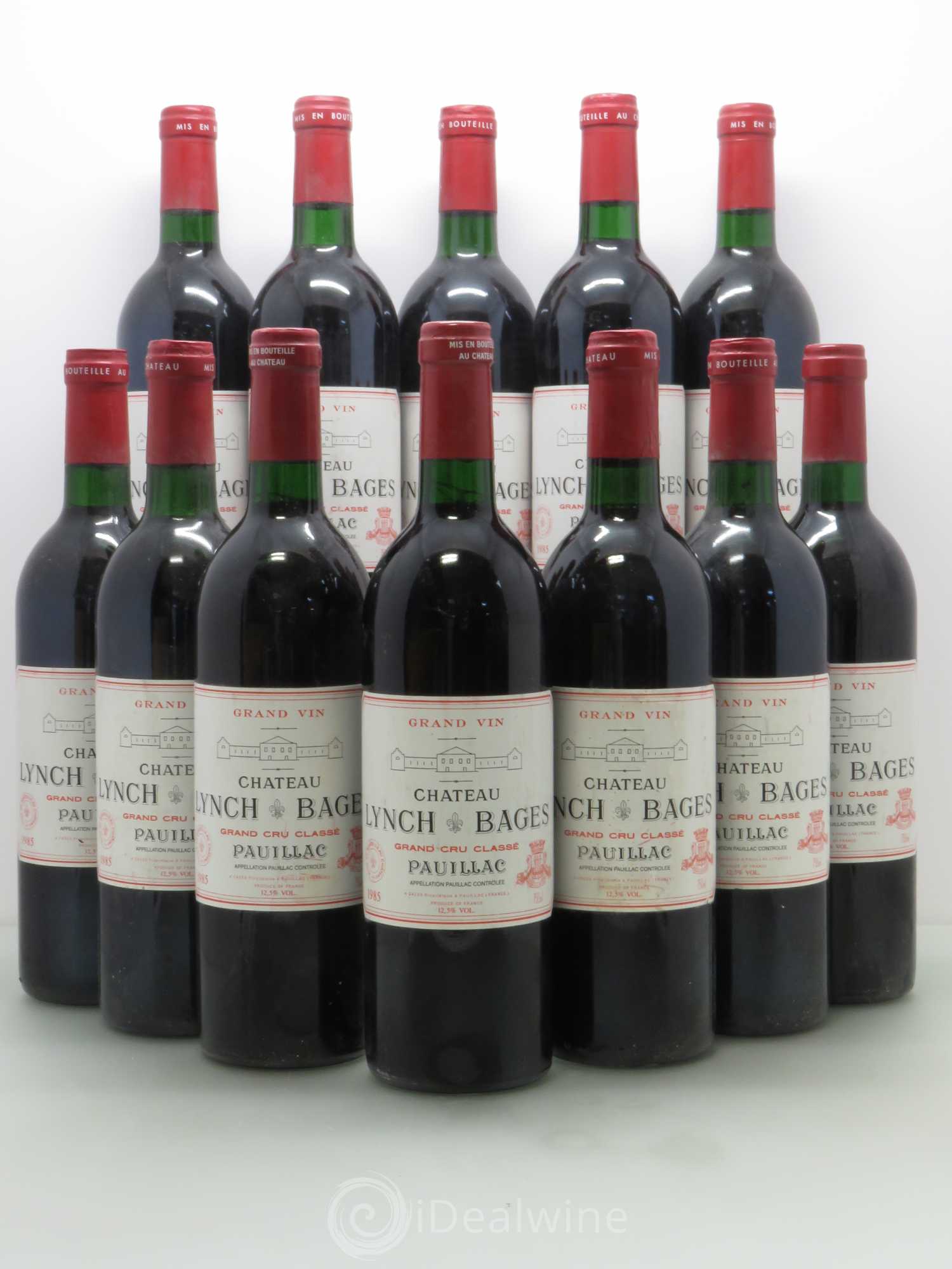 Château Lynch Bages 5ème Grand Cru Classé 1985 - Lot de 12 bouteilles - 0