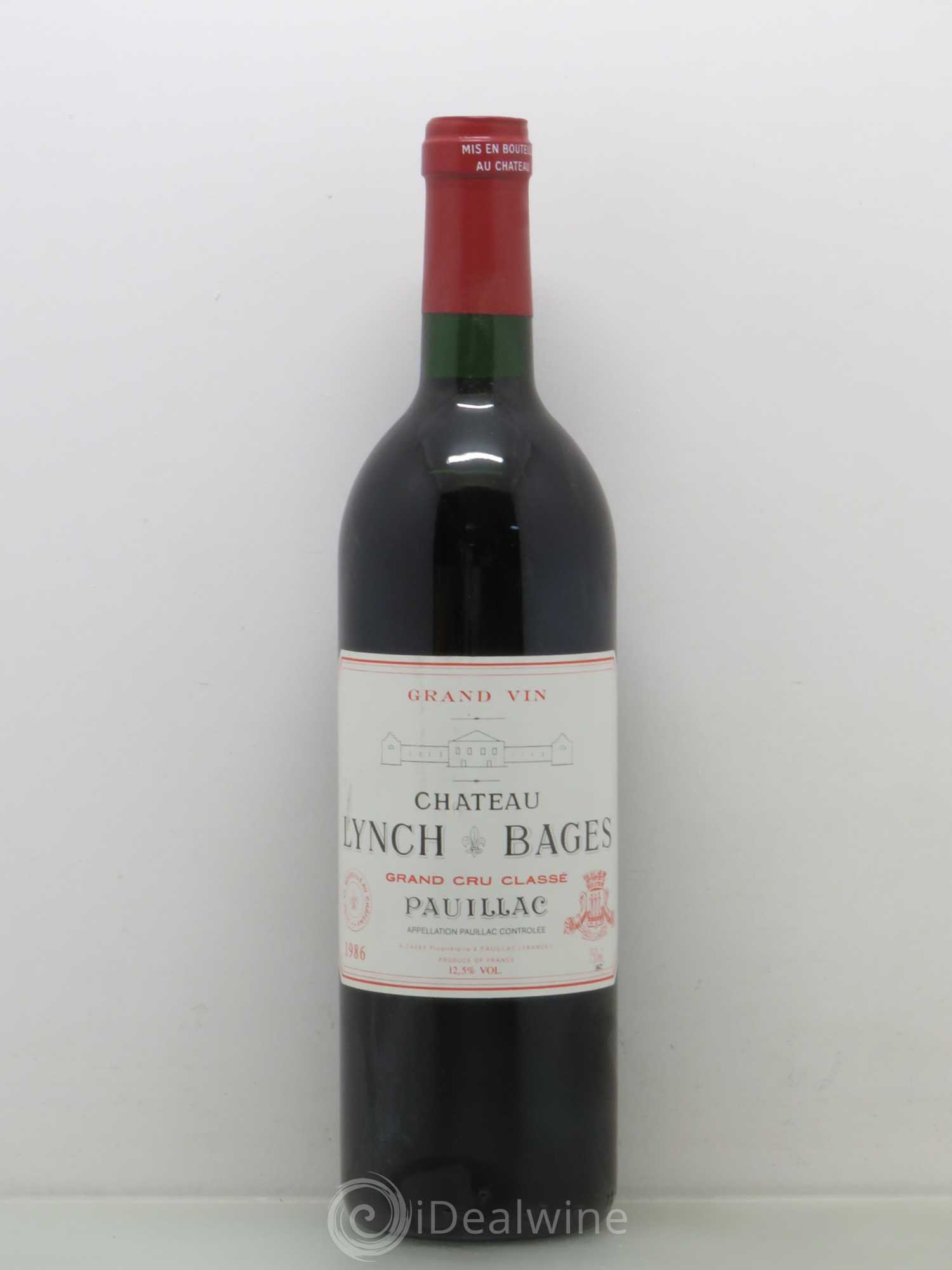 Château Lynch Bages 5ème Grand Cru Classé 1986 - Lot de 1 bouteille - 0