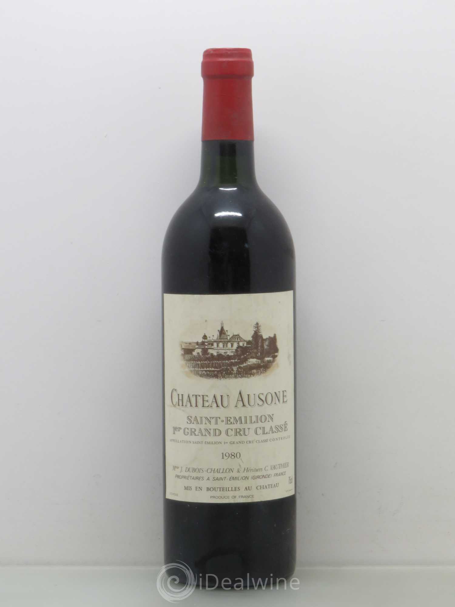 Château Ausone 1er Grand Cru Classé A 1980 - Lot de 1 bouteille - 0