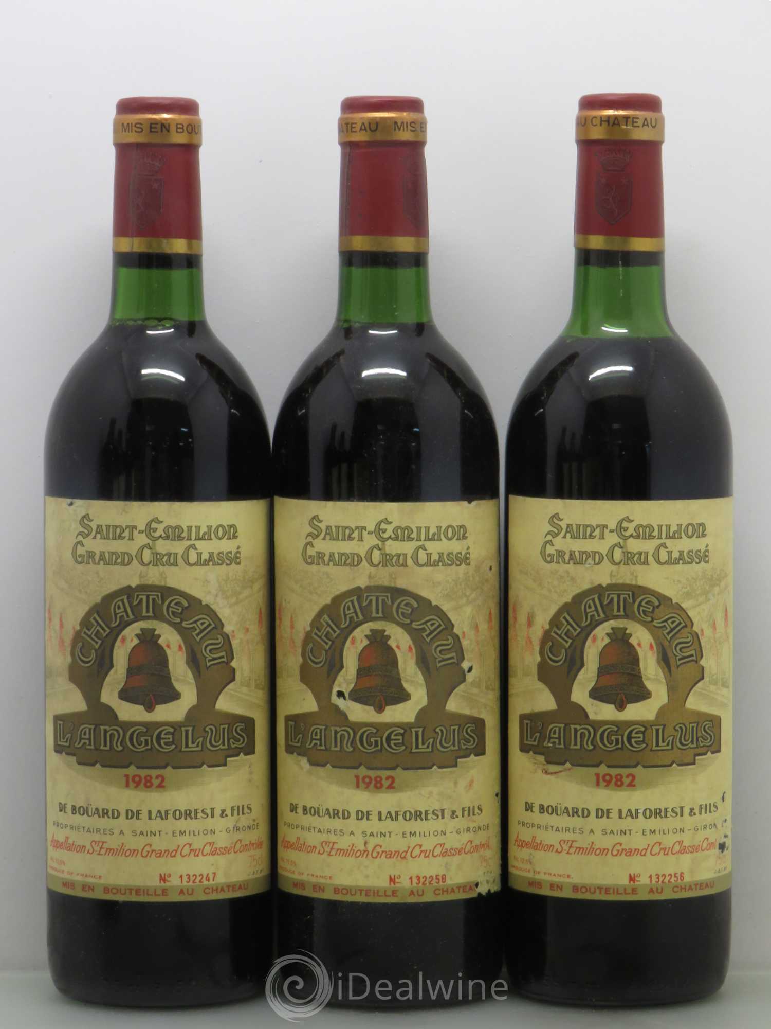 Château Angélus 1er Grand Cru Classé A 1982 - Lot de 6 bouteilles - 1