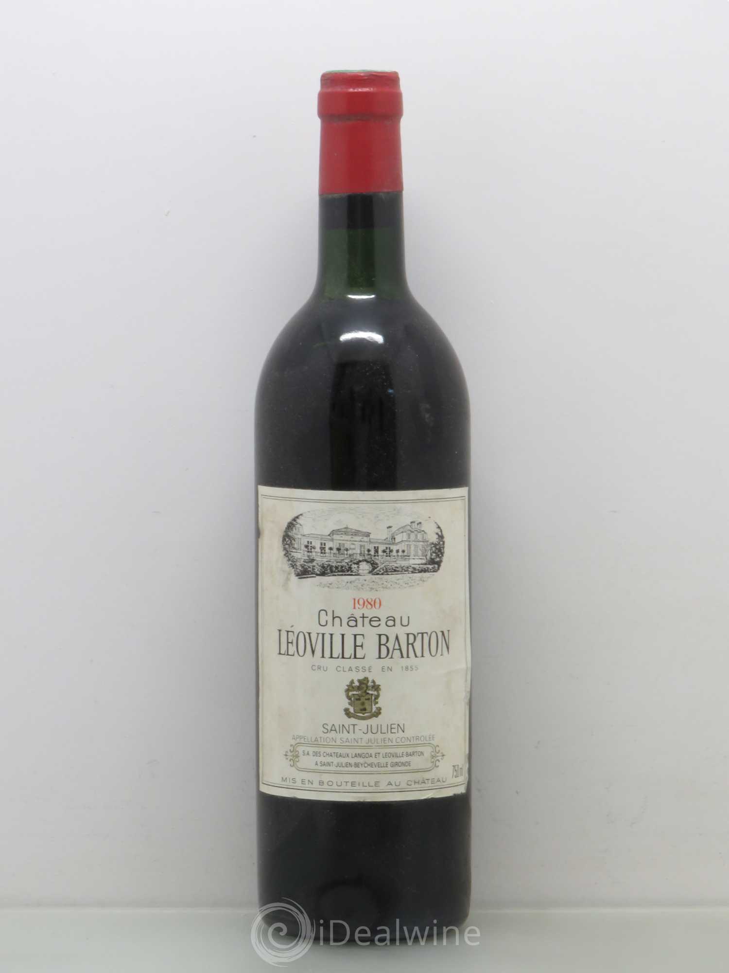 Château Léoville Barton 2ème Grand Cru Classé 1980 - Lot de 1 bouteille - 0