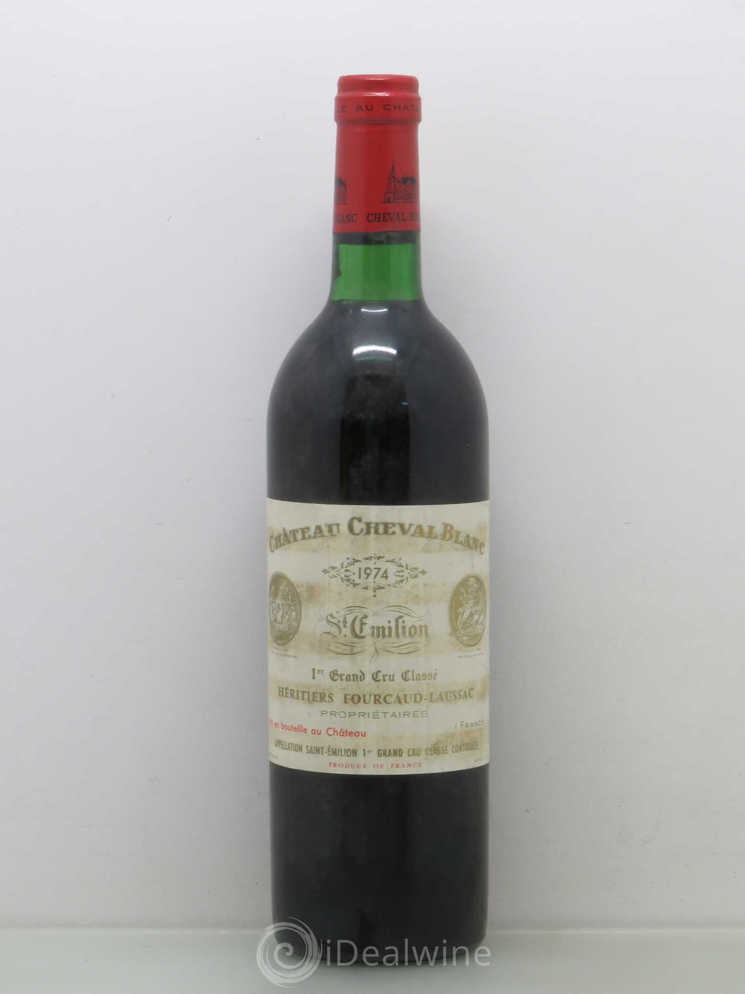 Château Cheval Blanc 1er Grand Cru Classé A 1974 - Lot de 1 bouteille - 0