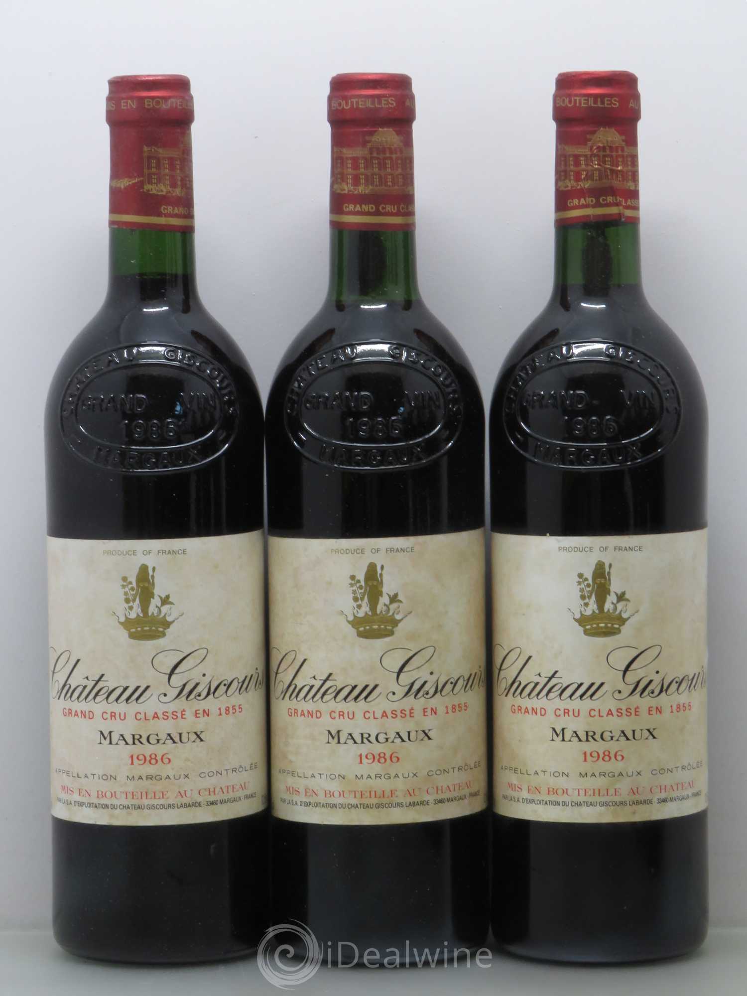 Château Giscours 3ème Grand Cru Classé 1986 - Lot de 12 bouteilles - 1