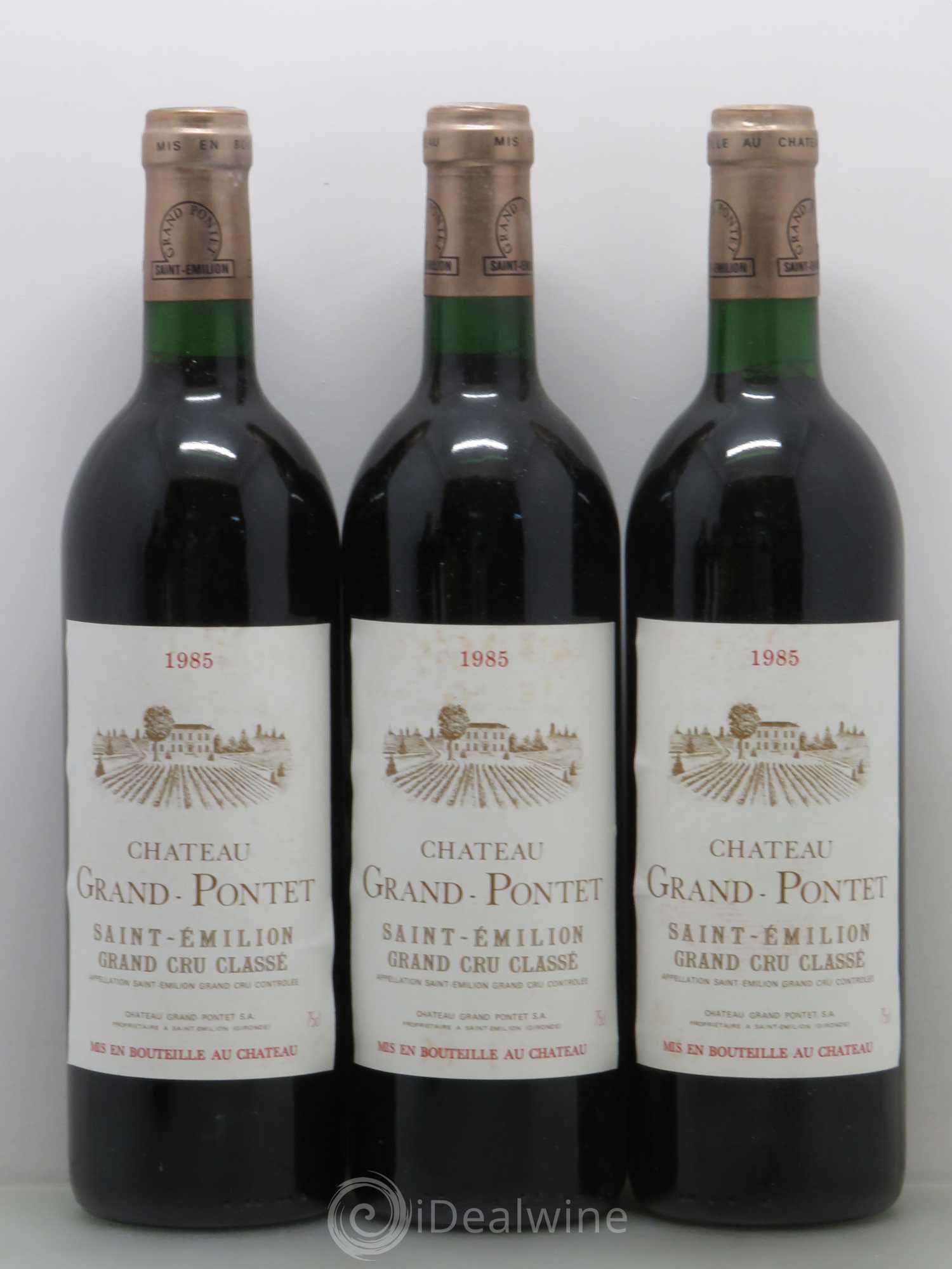 Château Grand Pontet Grand Cru Classé 1985 - Lot de 6 bouteilles - 1