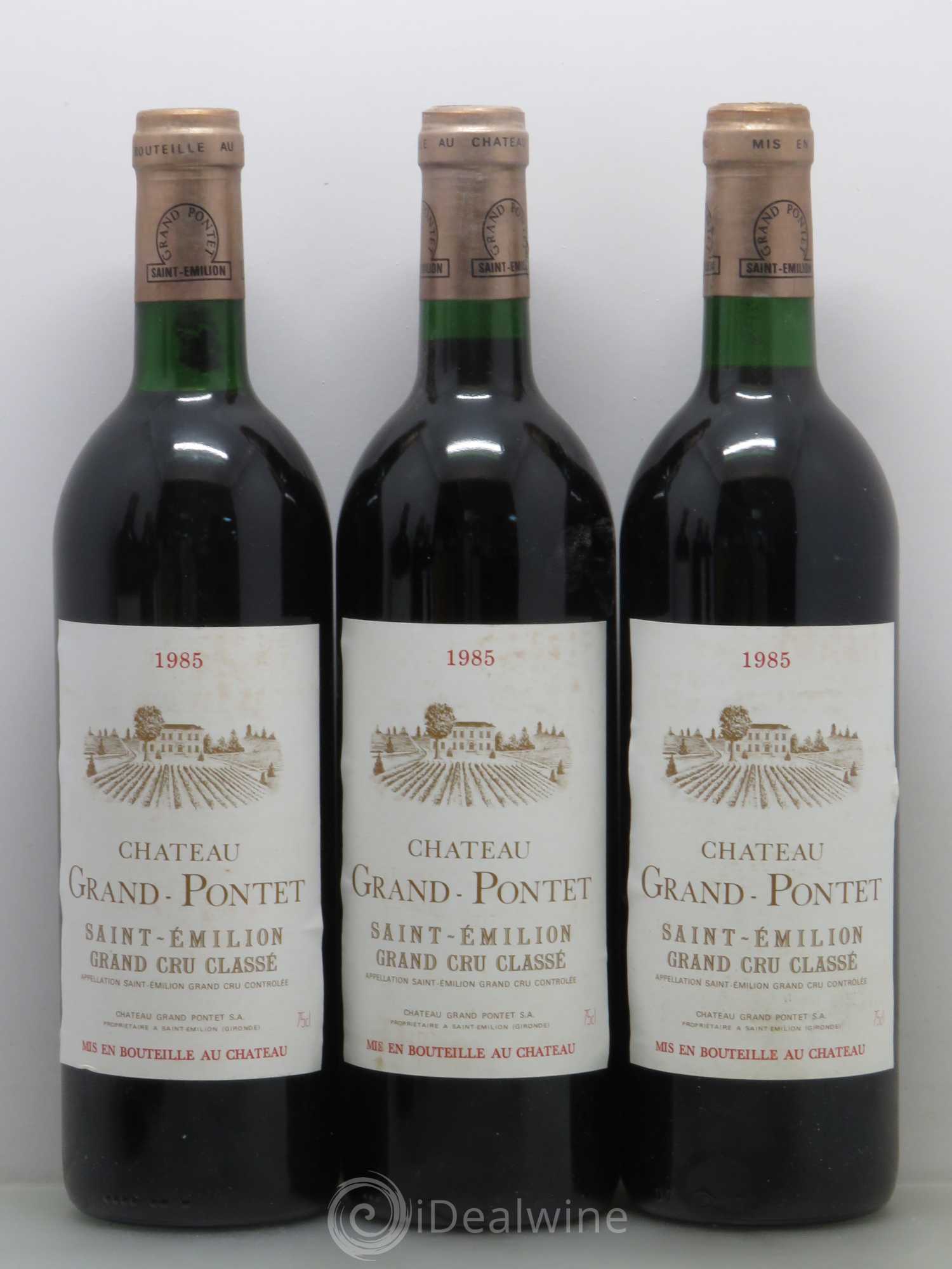 Château Grand Pontet Grand Cru Classé 1985 - Lot de 6 bouteilles - 1