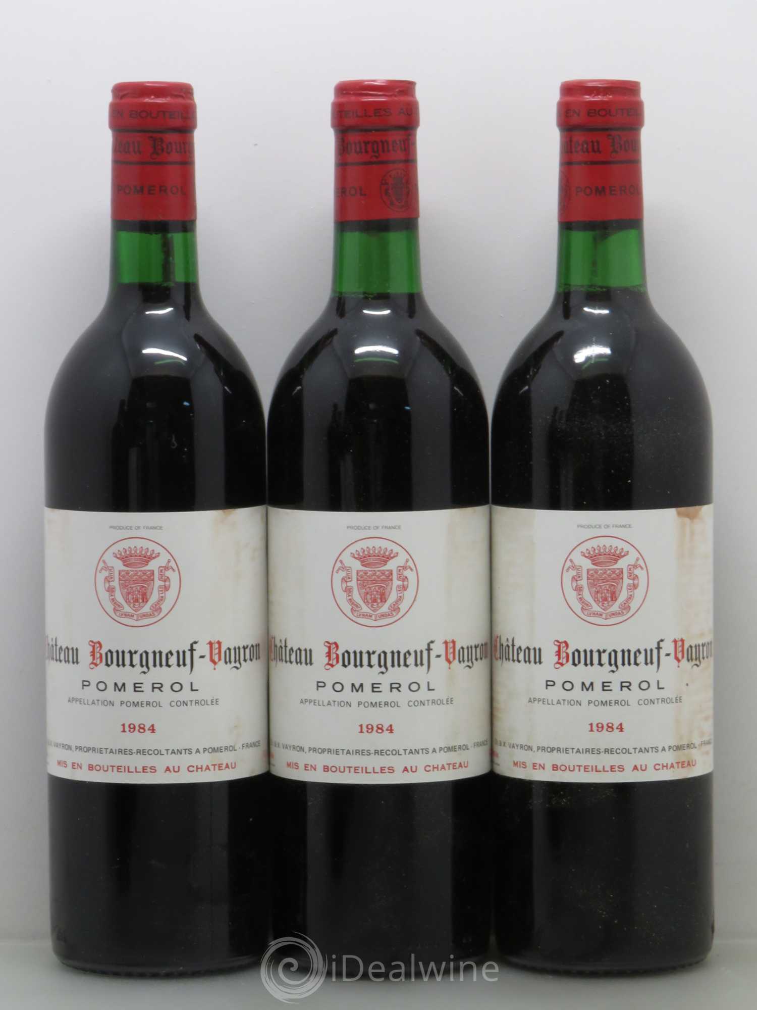 Château Bourgneuf Vayron 1984 - Lot de 6 bouteilles - 1