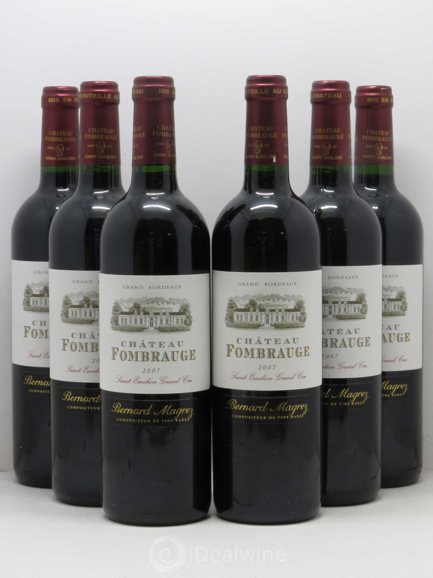 Château Fombrauge Grand Cru Classé 2007 - Lot de 6 bouteilles - 0