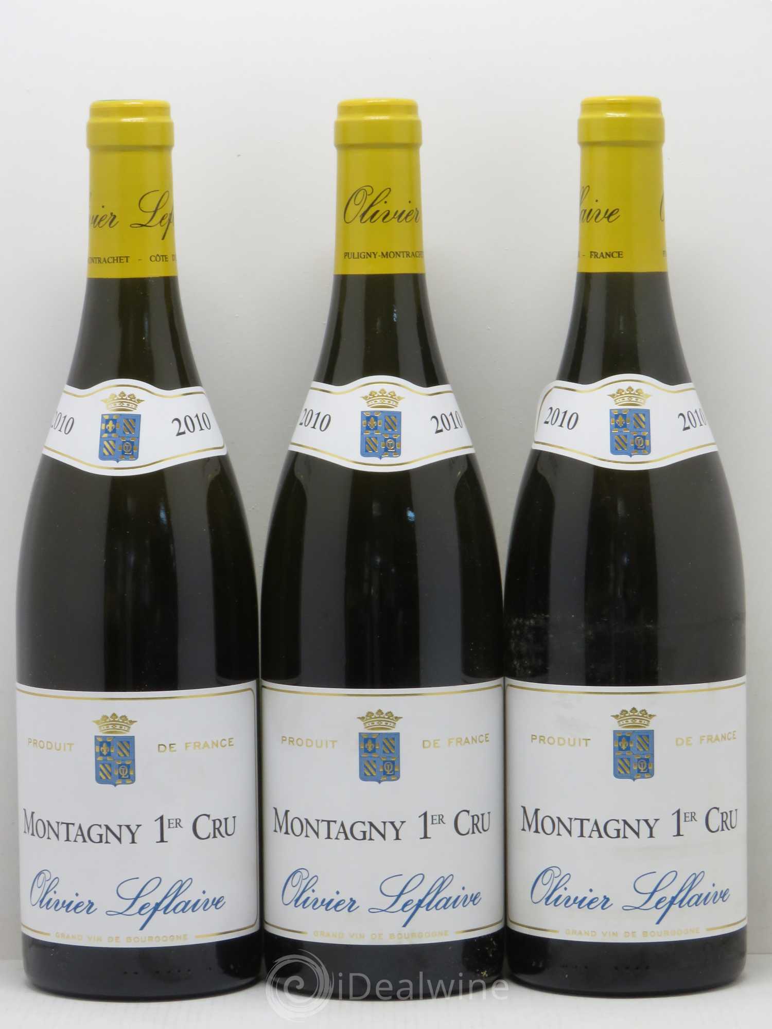 Montagny 1er Cru Domaine Leflaive 2010 - Lot de 6 bouteilles - 1