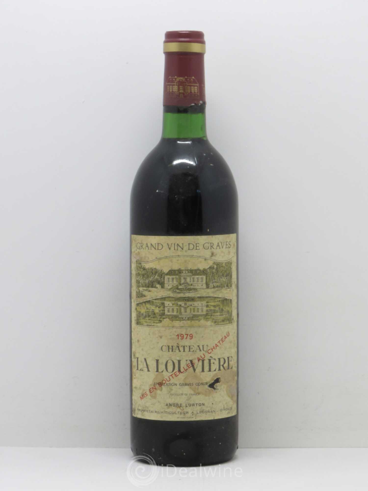 Château la Louvière 1979 - Lot de 1 bouteille - 0