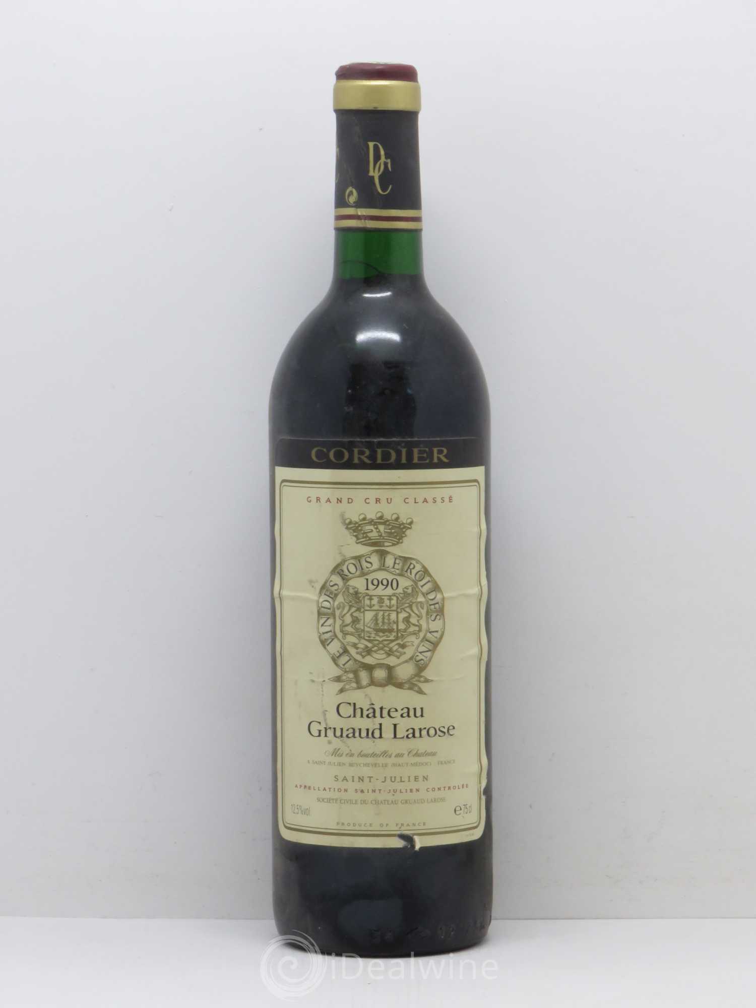 Château Gruaud Larose 2ème Grand Cru Classé 1990 - Lot de 1 bouteille - 0