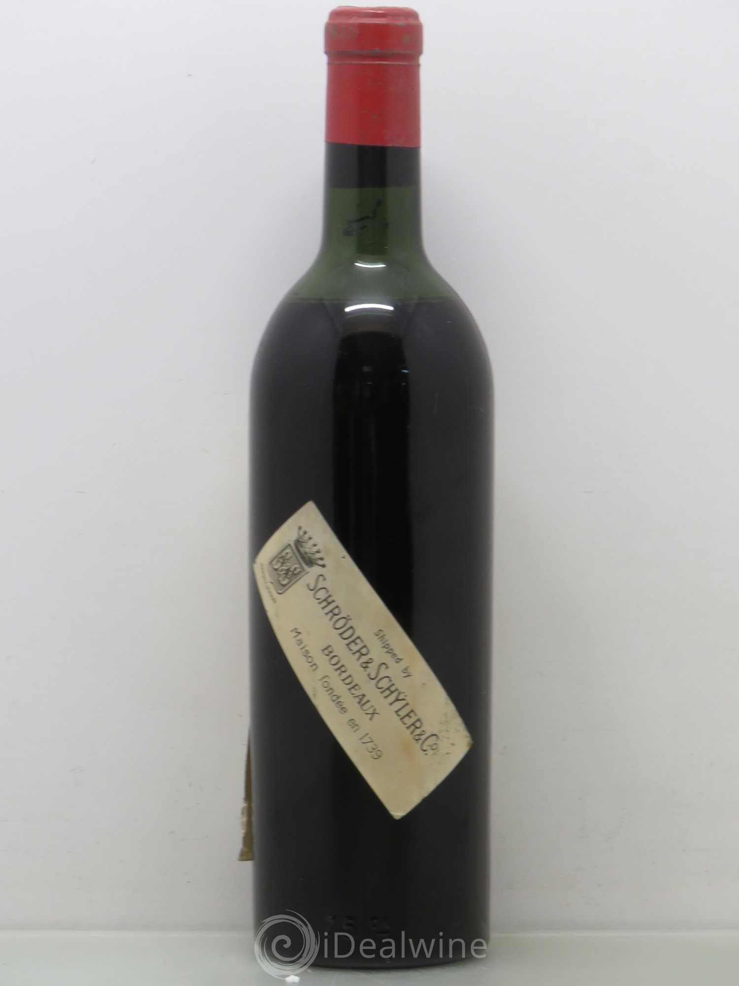Château Mouton Rothschild 1er Grand Cru Classé 1962 - Lot de 1 bouteille - 1