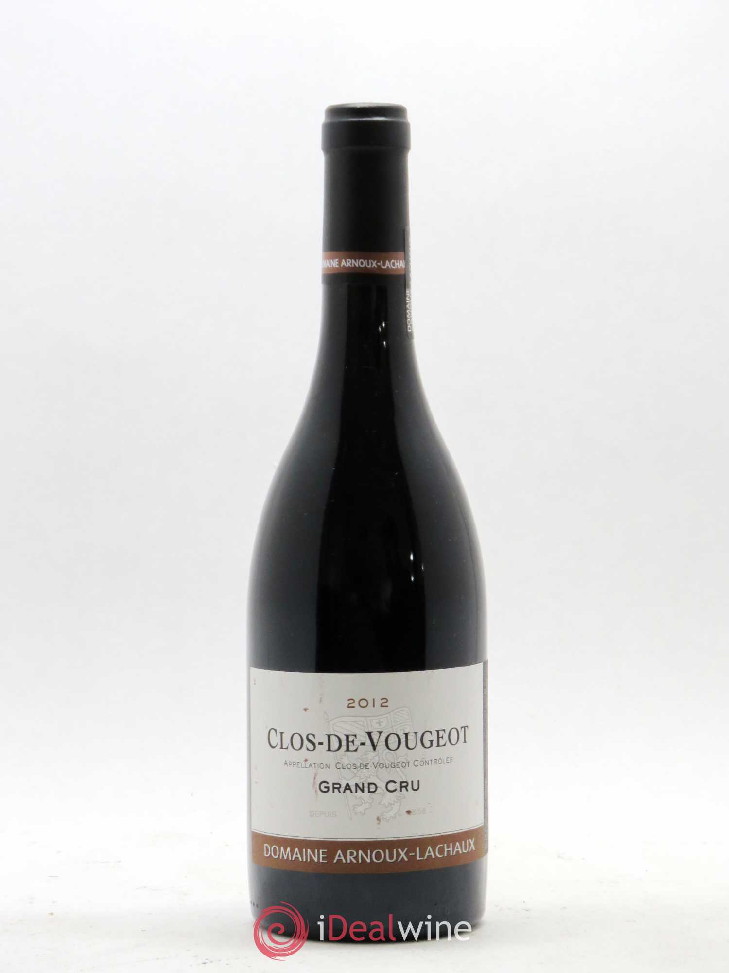 Clos de Vougeot Grand Cru Arnoux-Lachaux (Domaine) 2012 - Lot de 1 bouteille - 0