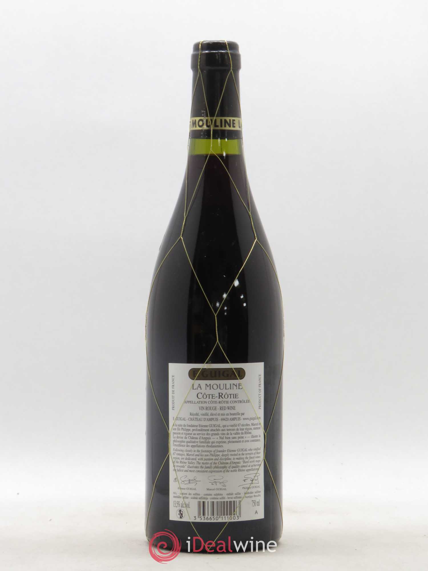 Côte-Rôtie La Mouline Guigal 1998 - Lot de 1 bouteille - 1
