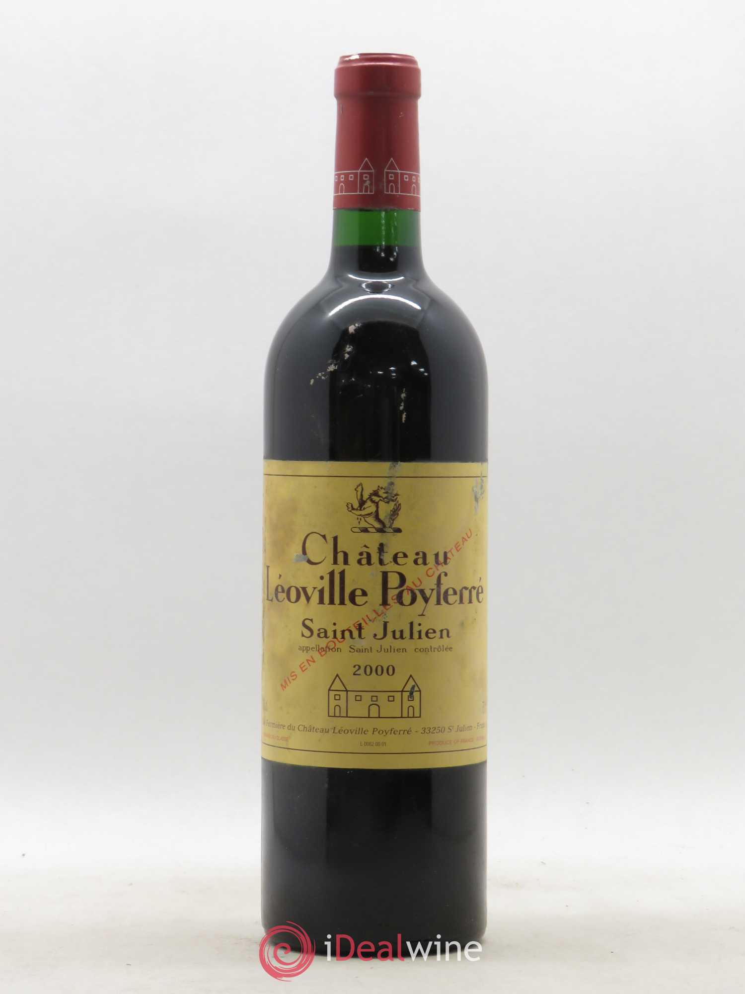 Château Léoville Poyferré 2ème Grand Cru Classé 2000 - Lot de 1 bouteille - 0