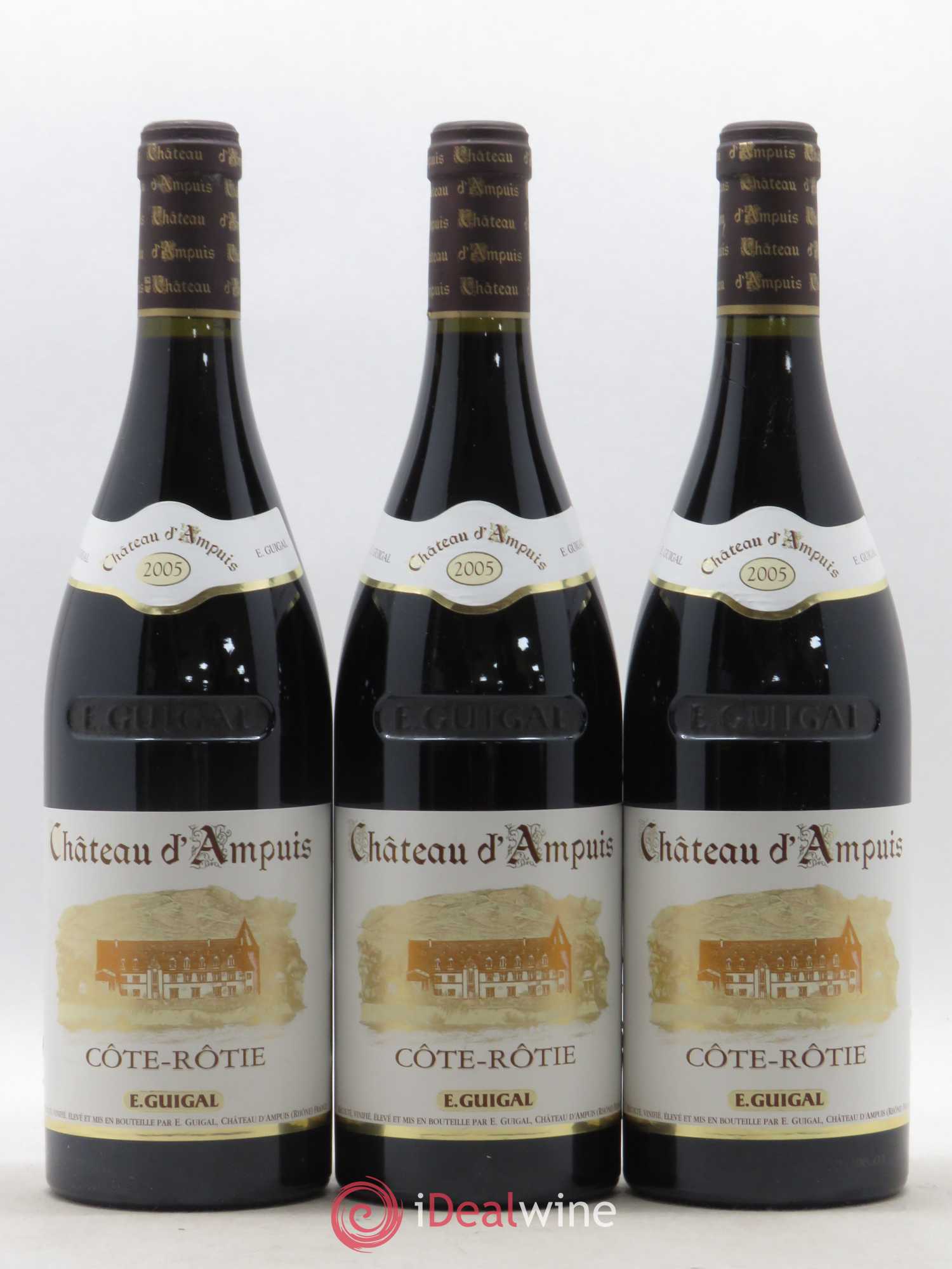 Côte-Rôtie Château d'Ampuis Guigal 2005 - Lot de 3 bouteilles - 0