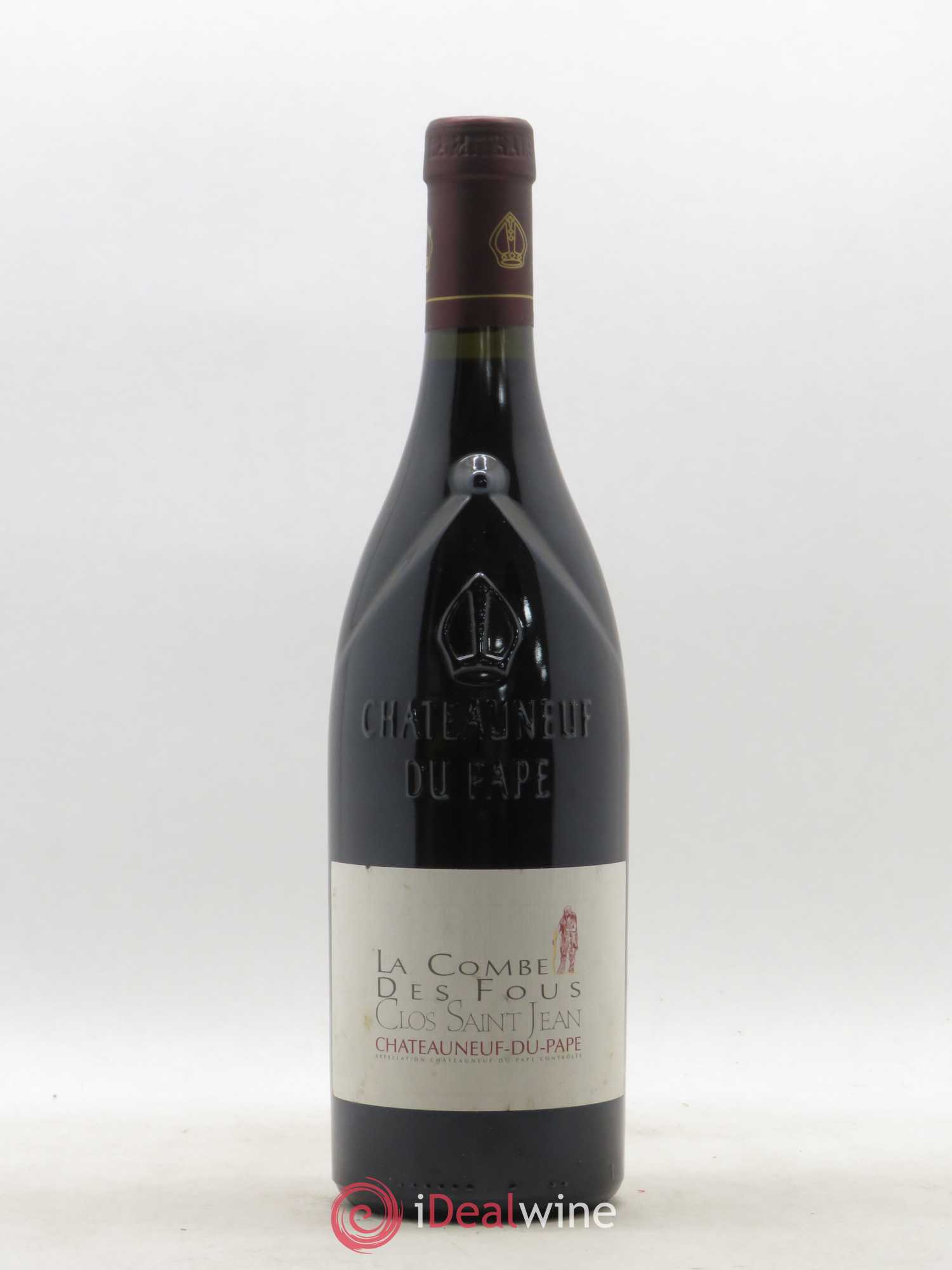 Châteauneuf-du-Pape Clos Saint-Jean La Combe des Fous Pascal et Vincent Maurel 2011 - Lot de 1 bouteille - 0