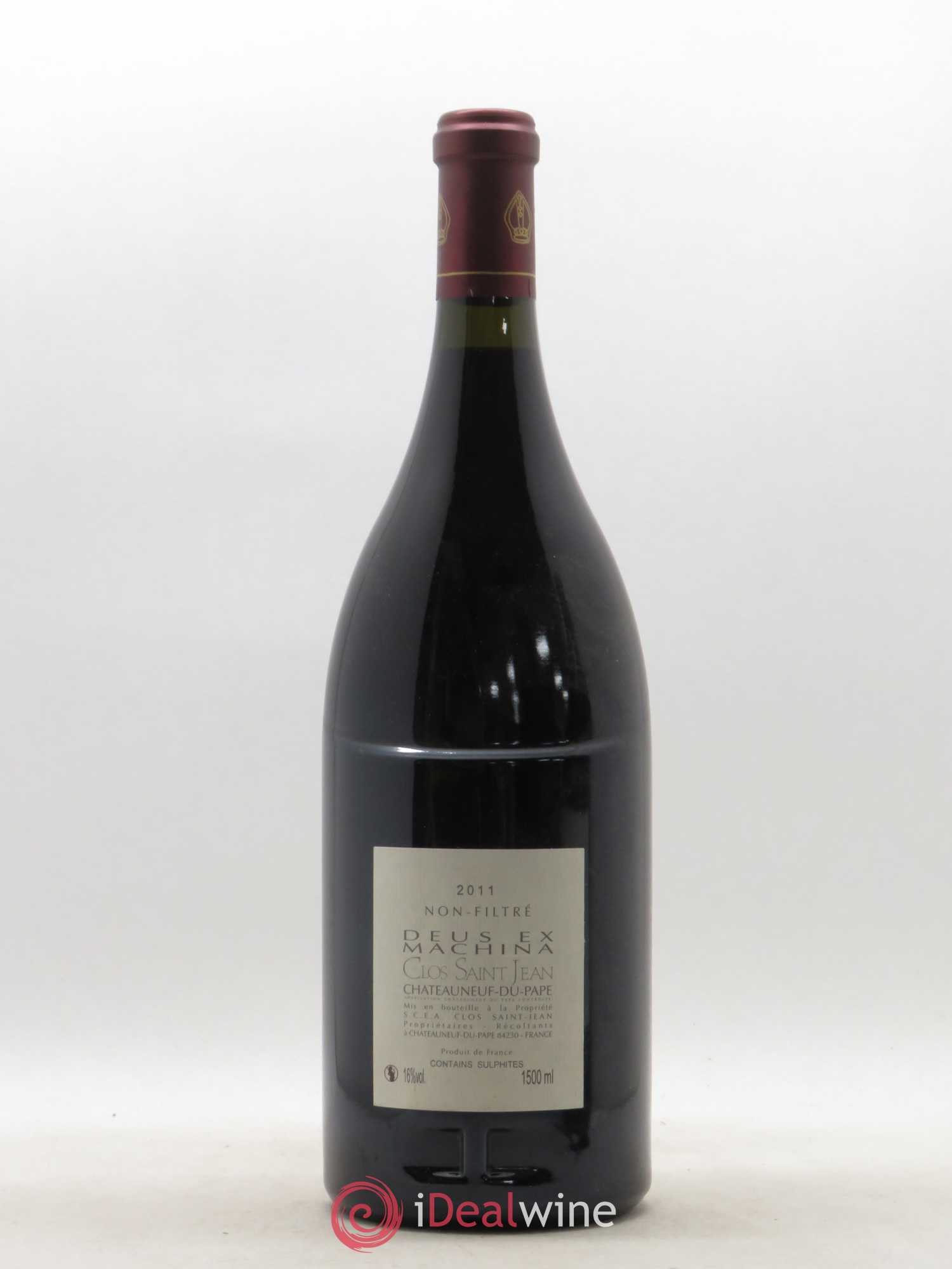 Châteauneuf-du-Pape Clos Saint-Jean Deus Ex Machina Pascal et Vincent Maurel 2011 - Lot de 1 magnum - 1