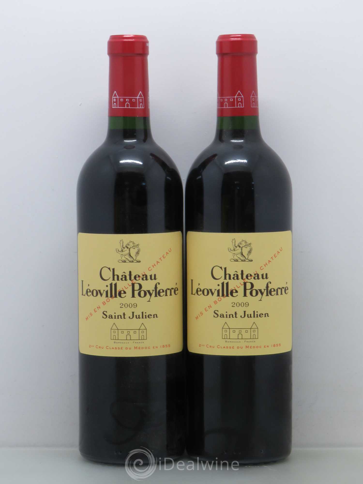 Château Léoville Poyferré 2ème Grand Cru Classé 2009 - Lot de 2 bouteilles - 0