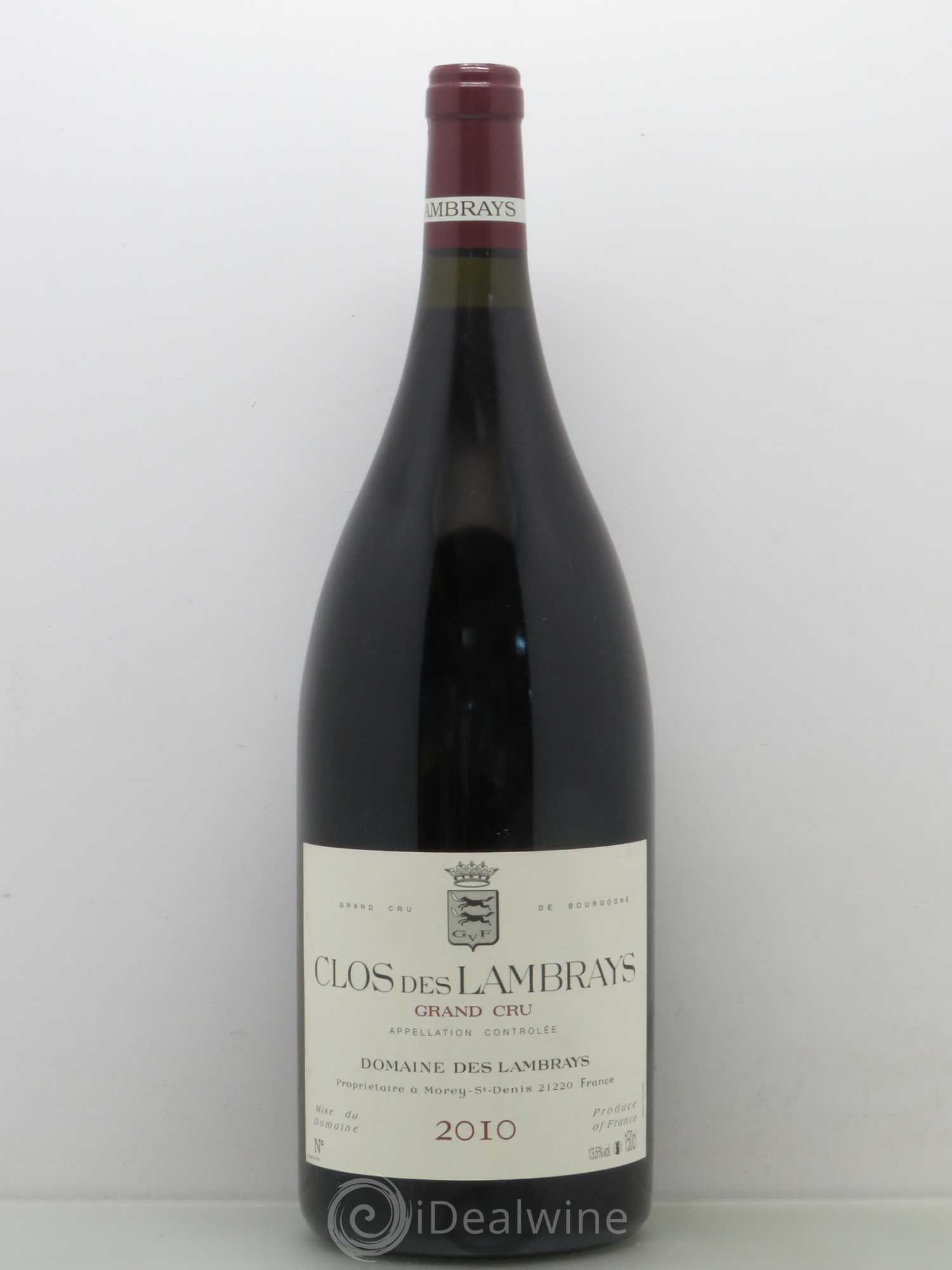 Clos des Lambrays Grand Cru Domaine des Lambrays 2010 - Lot de 1 magnum - 0
