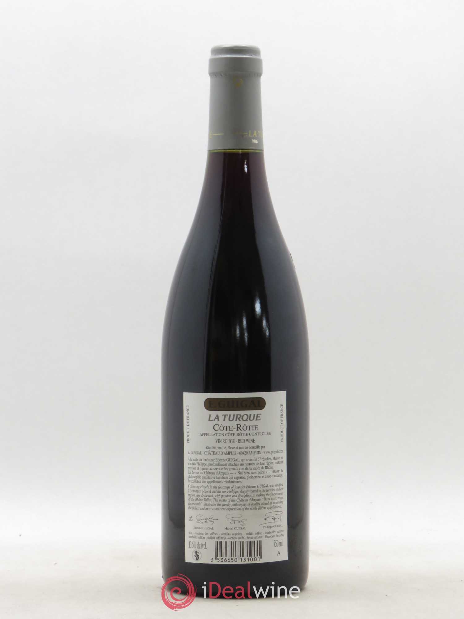 Côte-Rôtie La Turque Guigal 1997 - Lot de 1 bouteille - 1