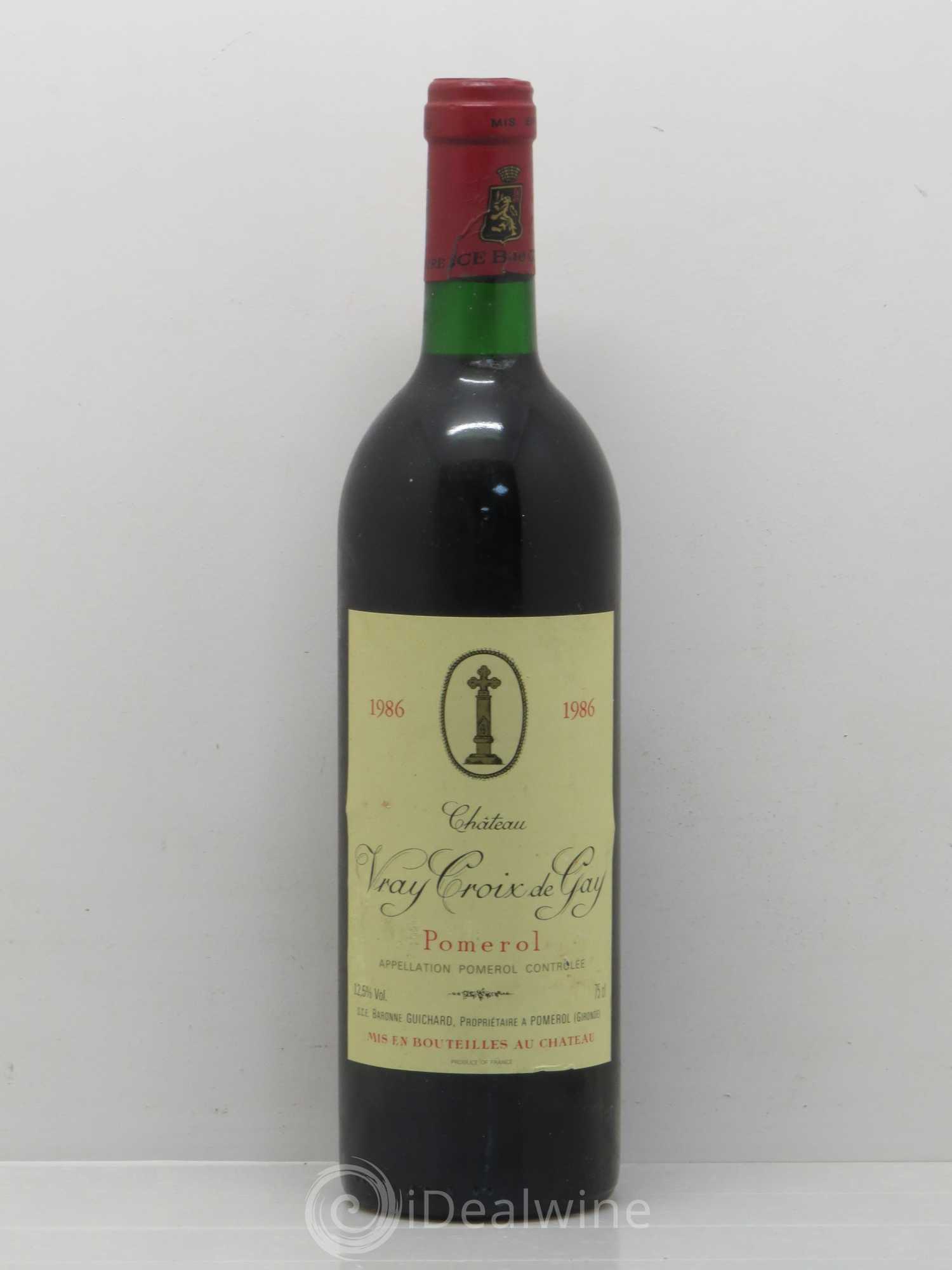 Château Vray Croix de Gay 1986 - Lot de 1 bouteille - 0