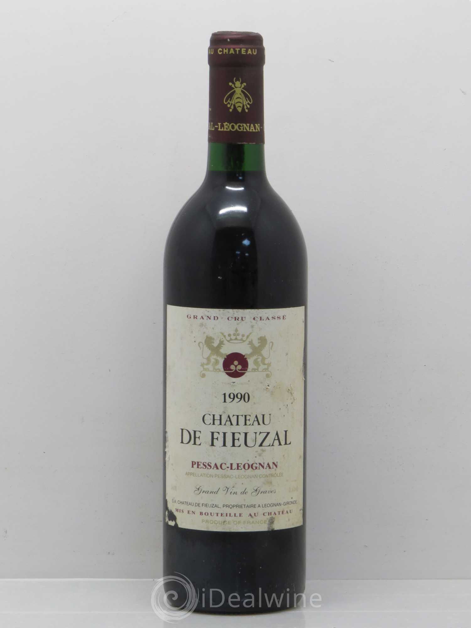 Château de Fieuzal Cru Classé de Graves 1990 - Lot de 1 bouteille - 0