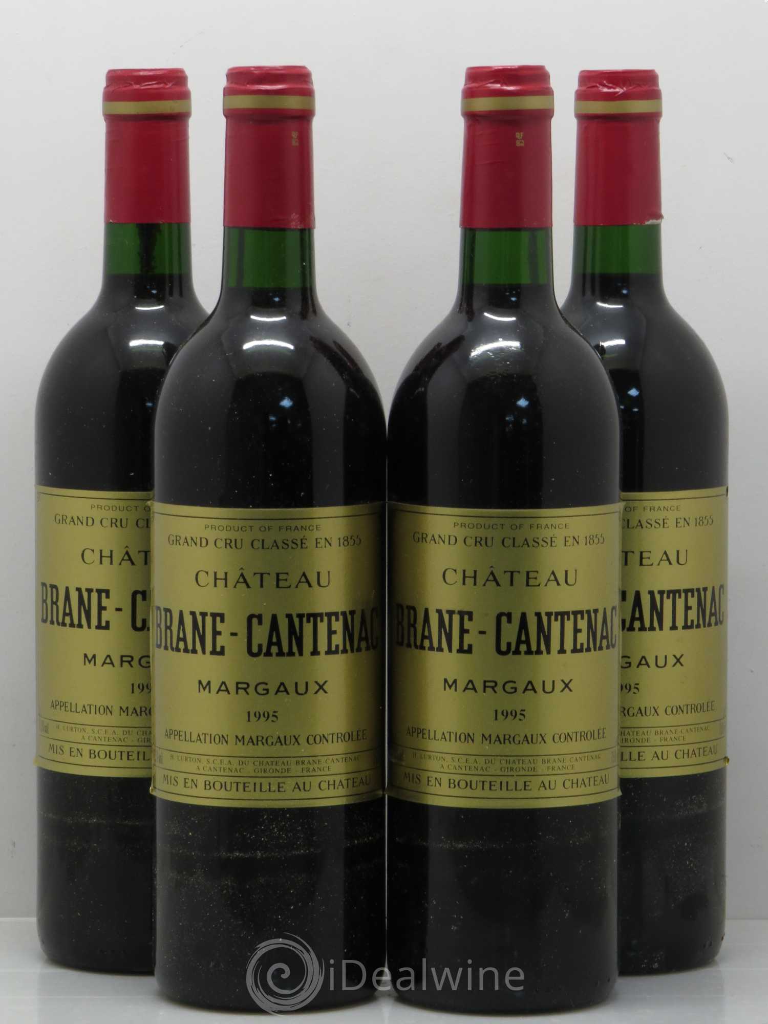 Château Brane Cantenac 2ème Grand Cru Classé 1995 - Lot de 4 bouteilles - 0