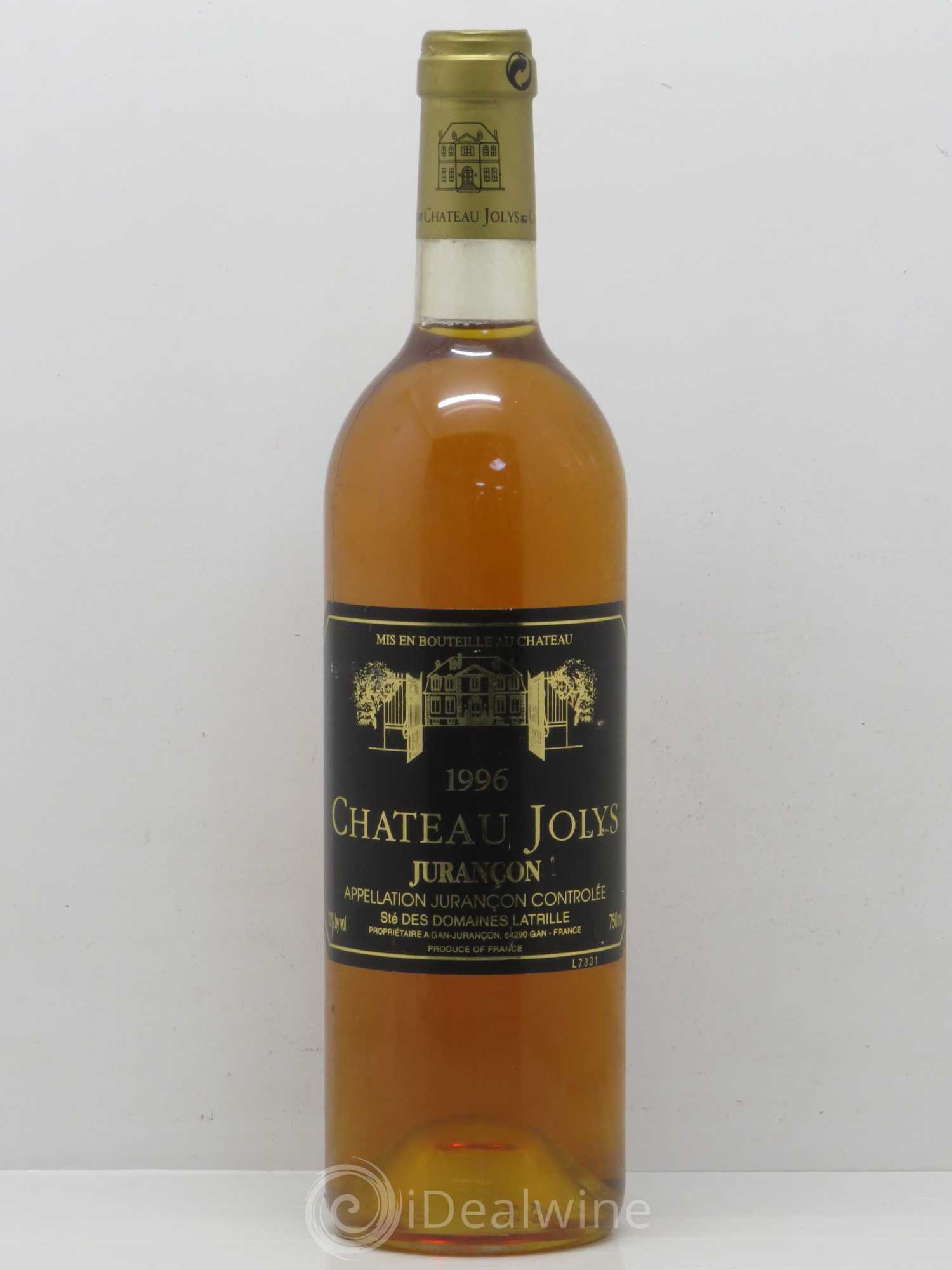 Jurançon Château Jolys 1996 - Posten von 1 Flasche - 0
