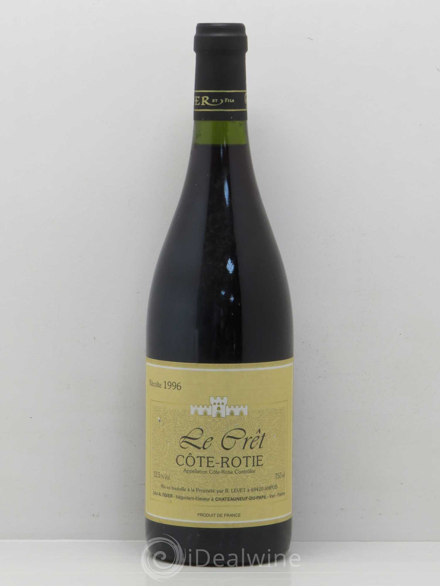 Côte-Rôtie Le Cret B. Levet 1996 - Posten von 1 Flasche - 0