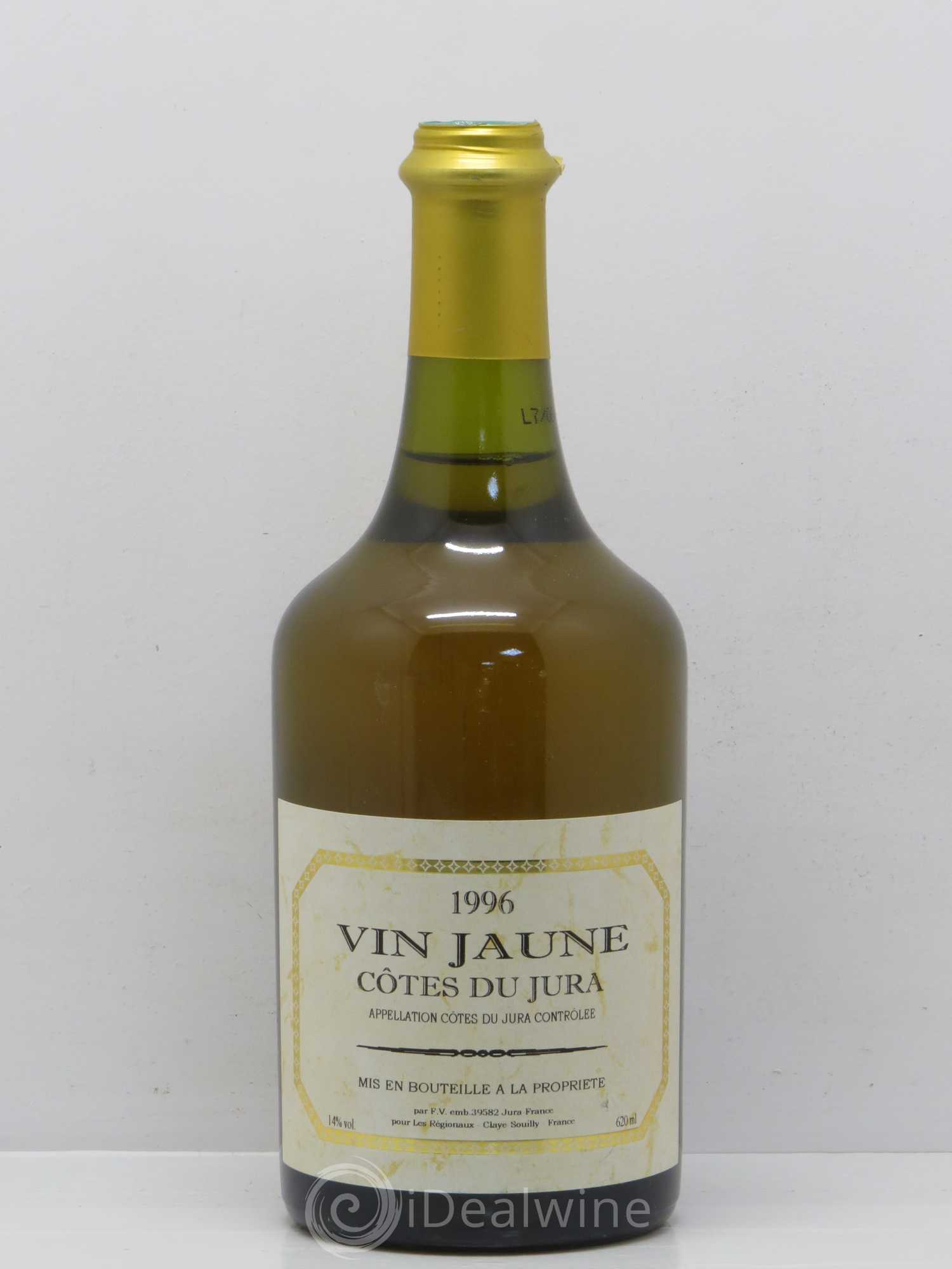 Arbois Vin Jaune Fruitière Vinicole d'Arbois 1996 - Lot de 1 bouteille - 0
