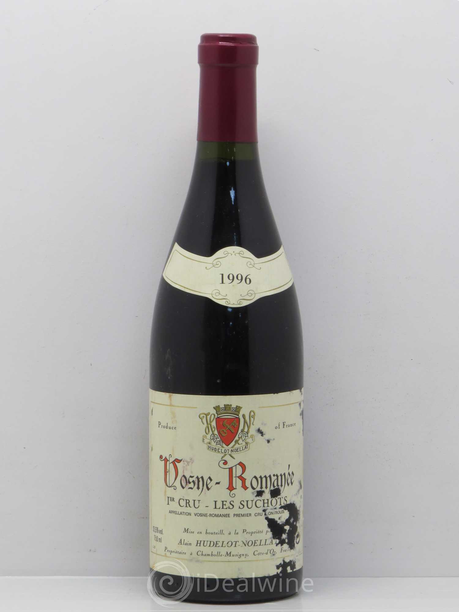 Vosne-Romanée 1er Cru Les Suchots Hudelot-Noëllat 1996 - Lot de 1 bouteille - 0