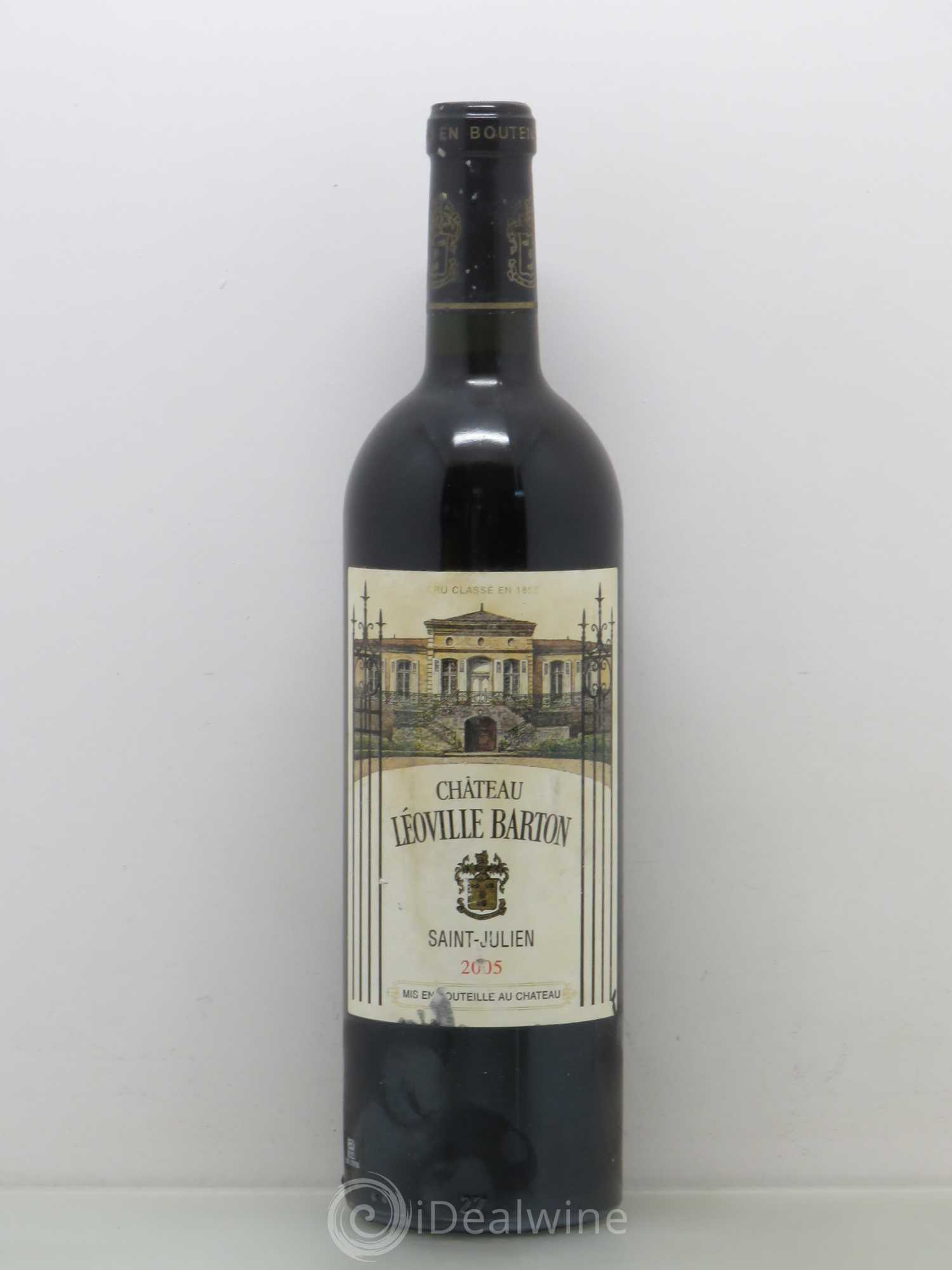 Château Léoville Barton 2ème Grand Cru Classé 2005 - Lot de 1 bouteille - 0