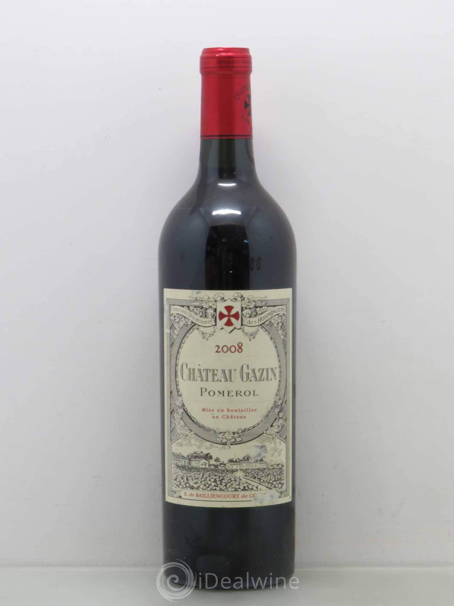 Château Gazin 2008 - Lot de 1 bouteille - 0