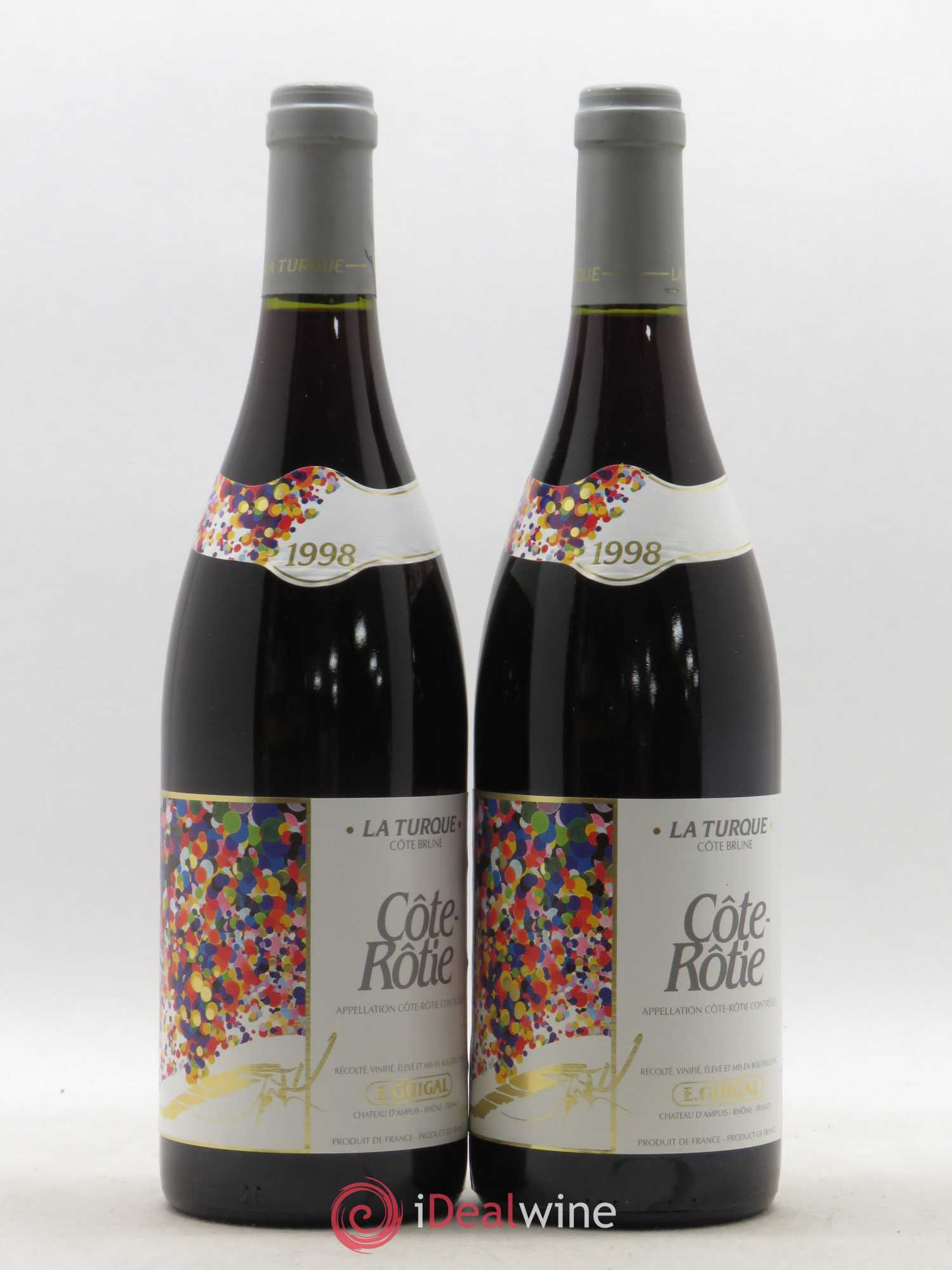 Côte-Rôtie La Turque Guigal 1998 - Lot de 2 bouteilles - 0