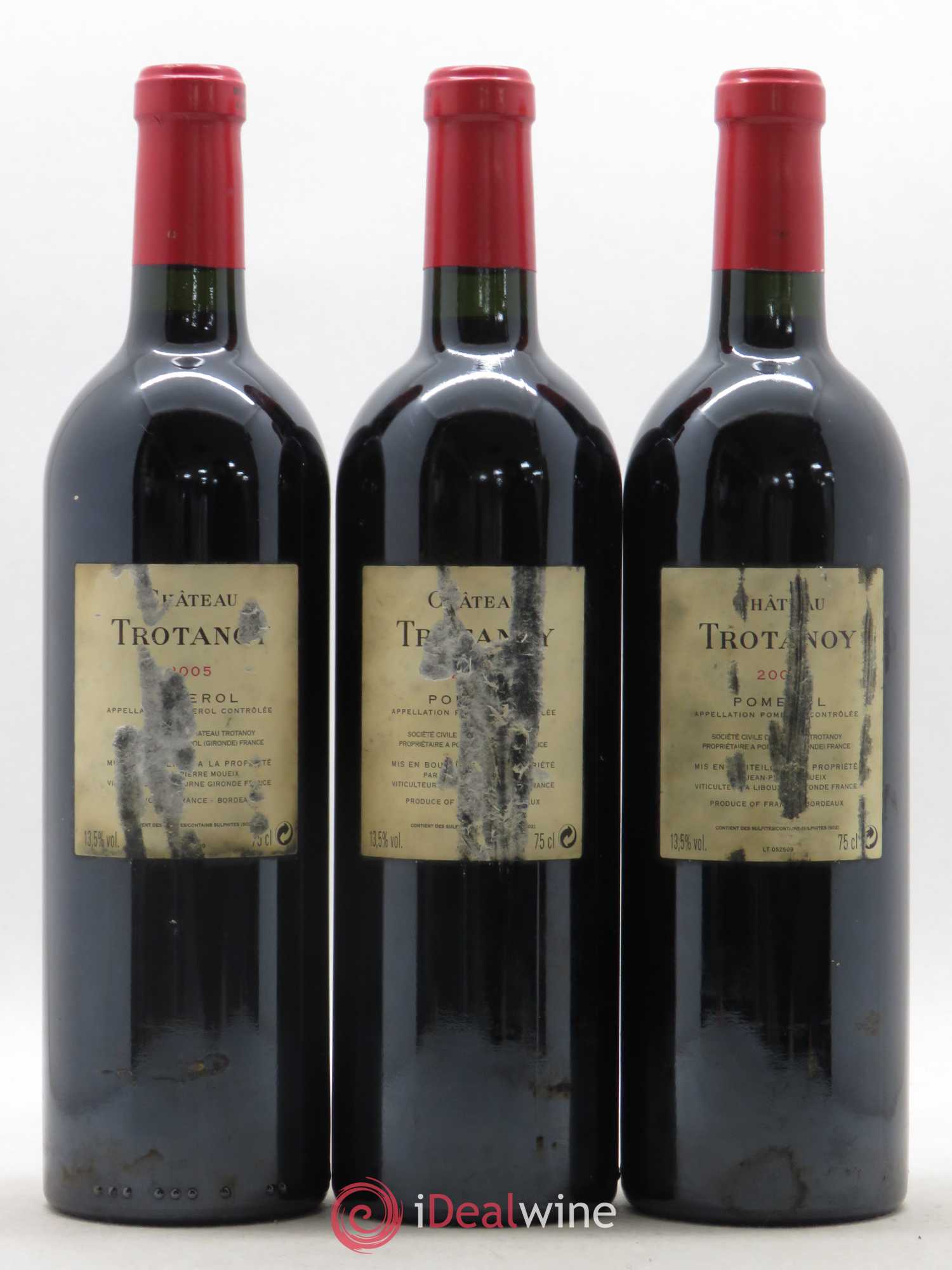 Château Trotanoy 2005 - Lot de 3 bouteilles - 1