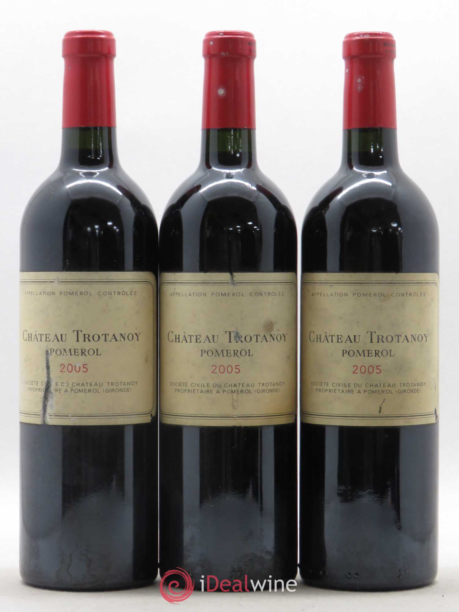 Château Trotanoy 2005 - Lot de 3 bouteilles - 0