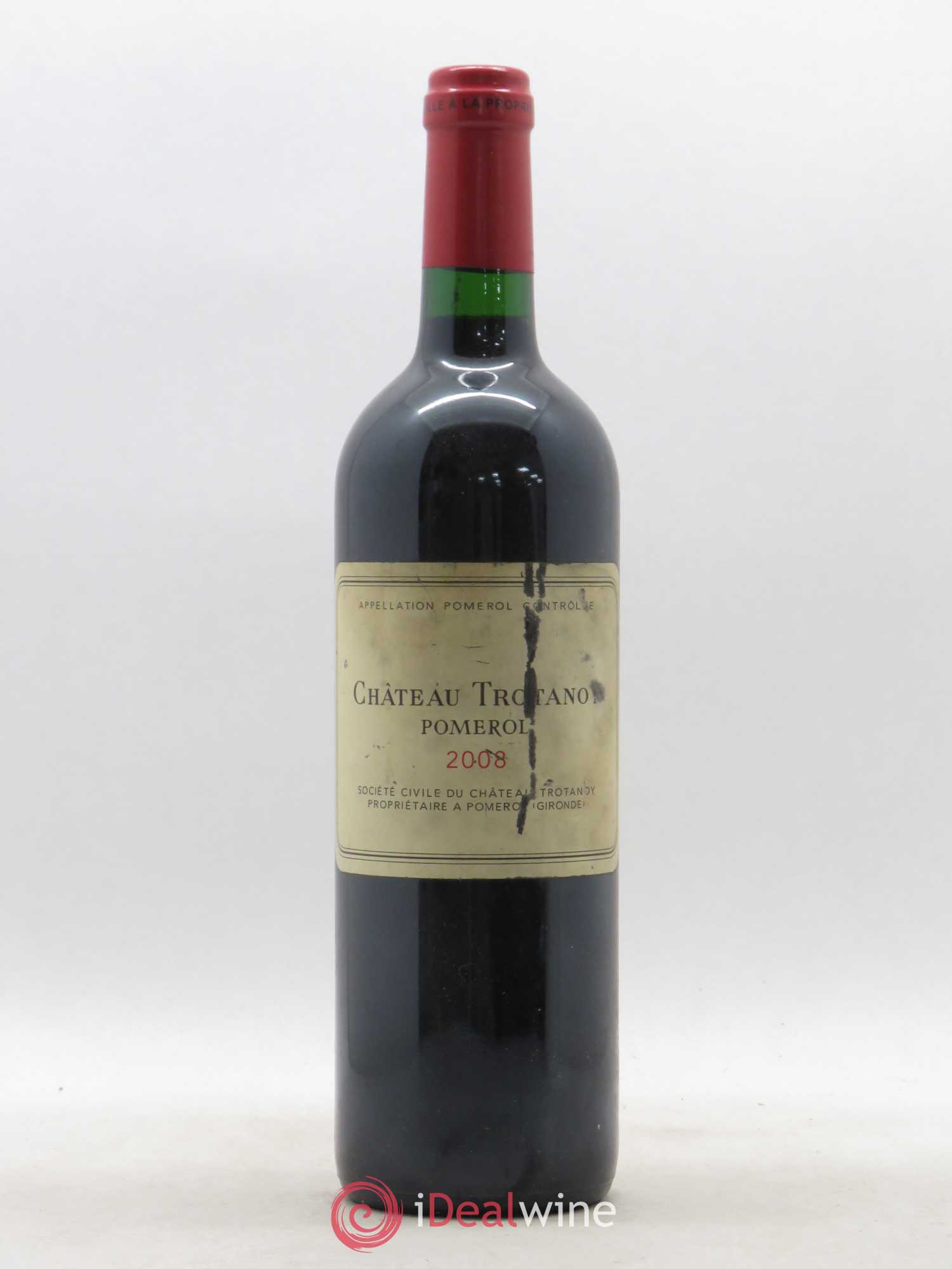 Château Trotanoy 2008 - Lot de 1 bouteille - 0
